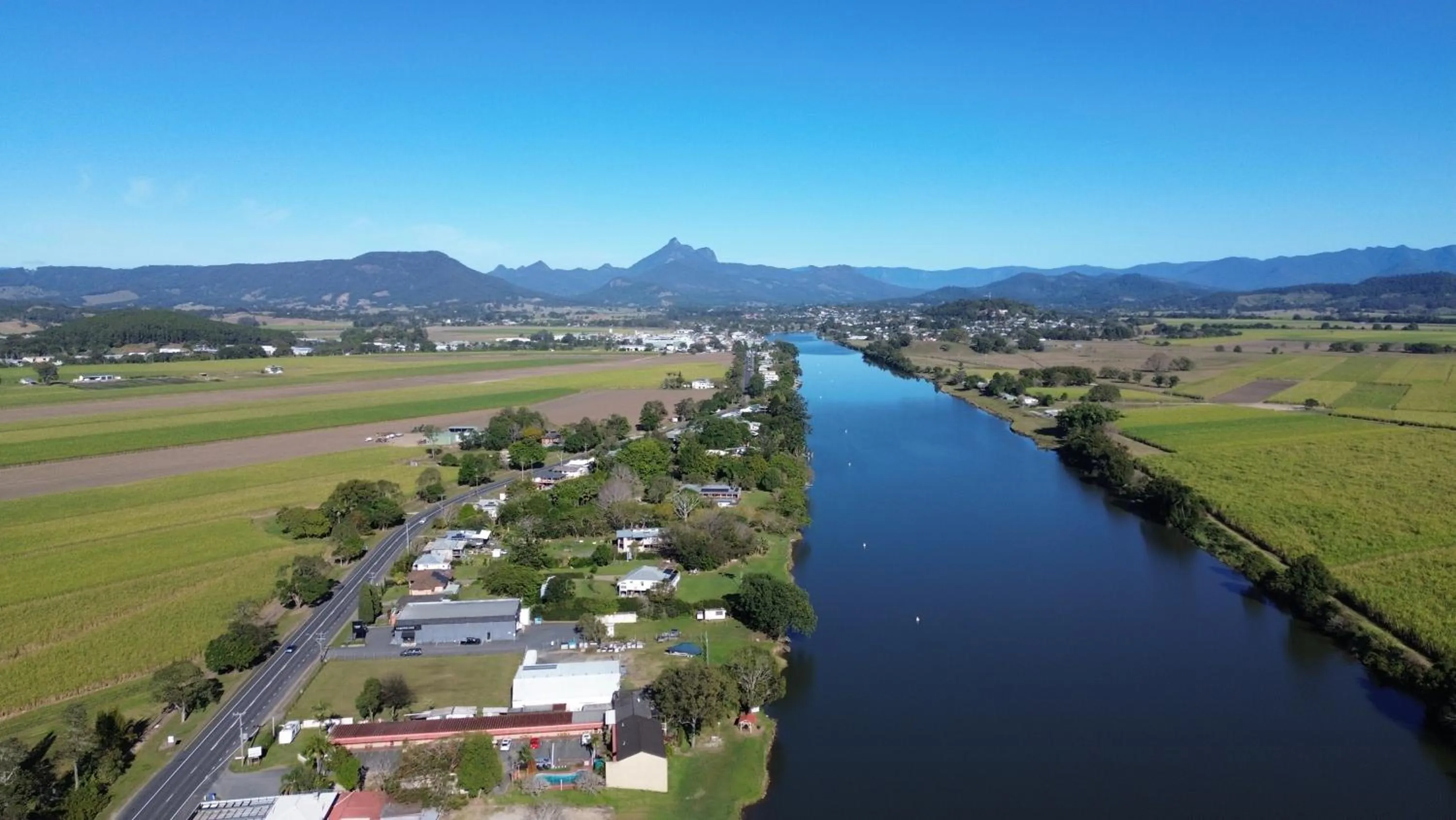 Bird's eye view in Tweed River Motel