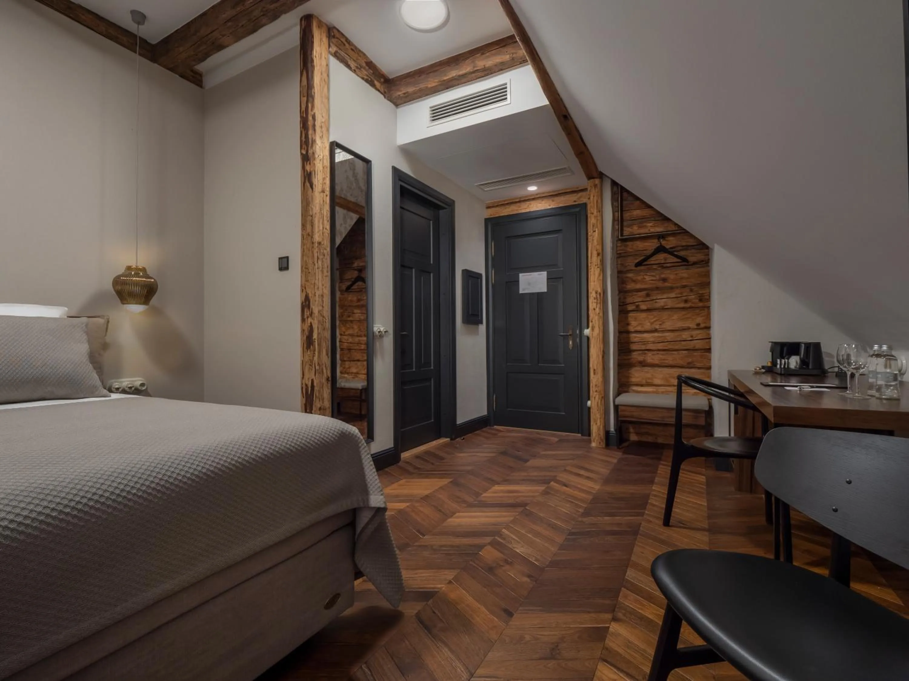 Photo of the whole room, Bed in Boutique Hotel Rosenplänter