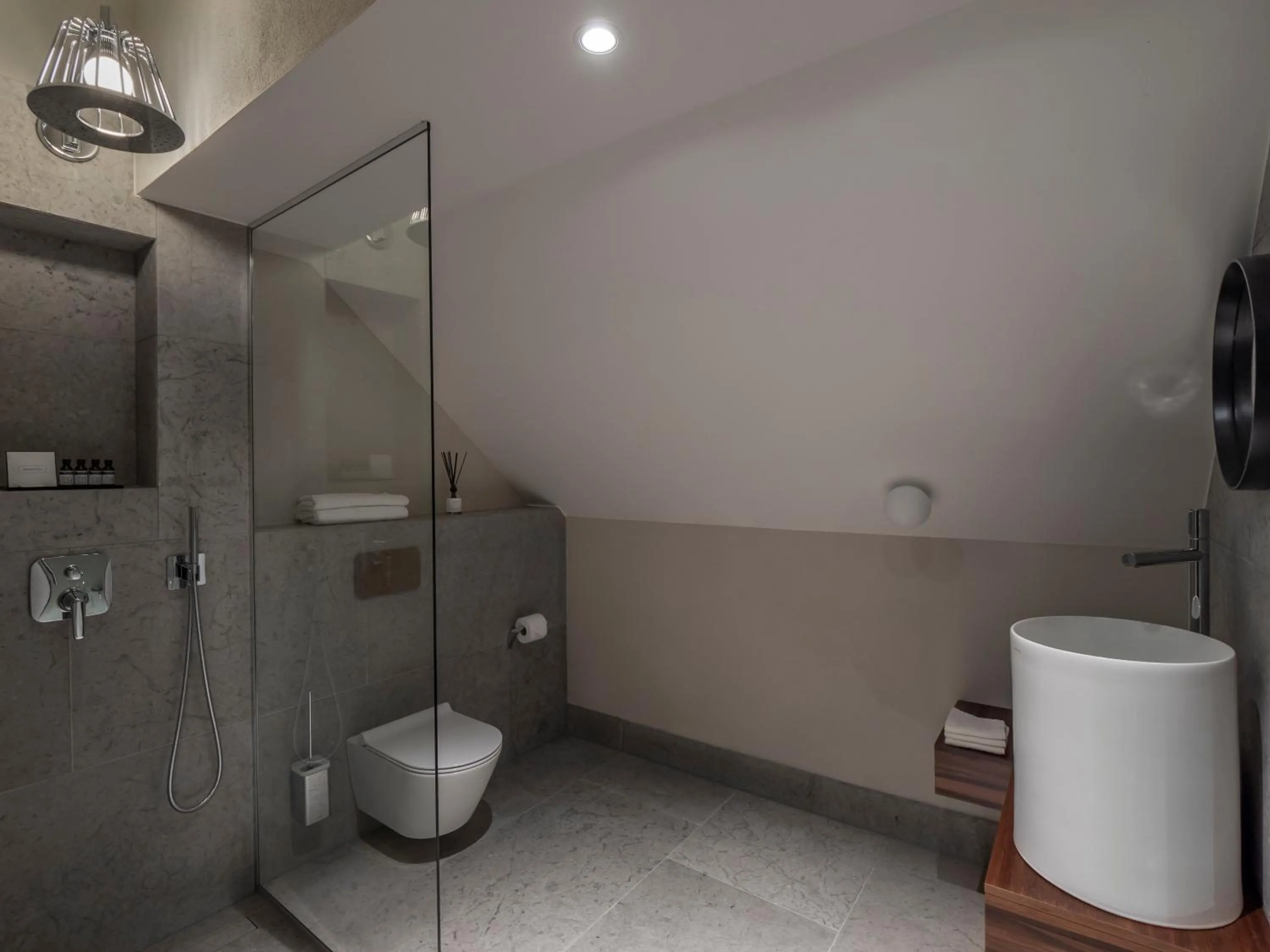 Toilet in Boutique Hotel Rosenplänter