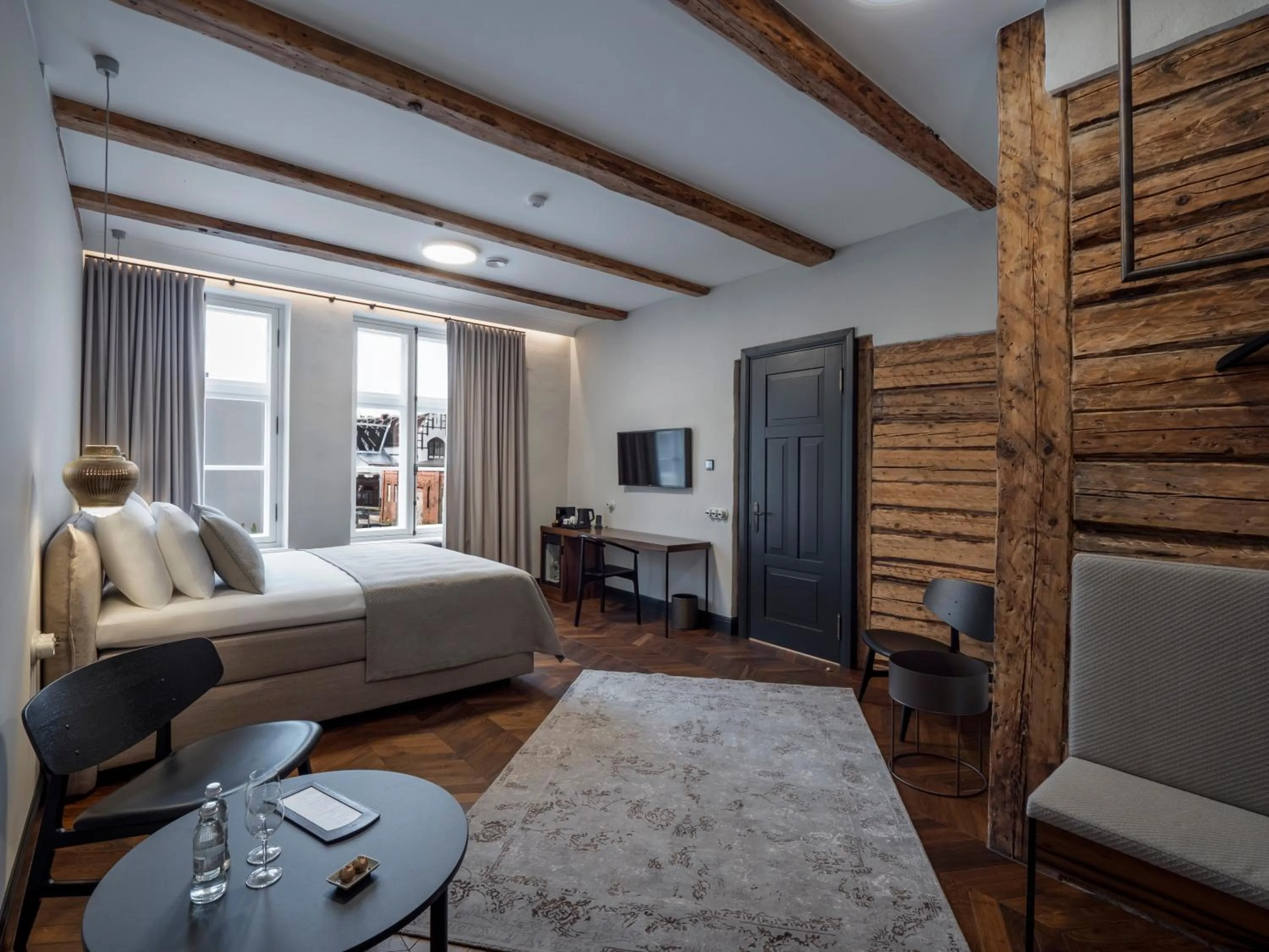 Photo of the whole room, Bed in Boutique Hotel Rosenplänter