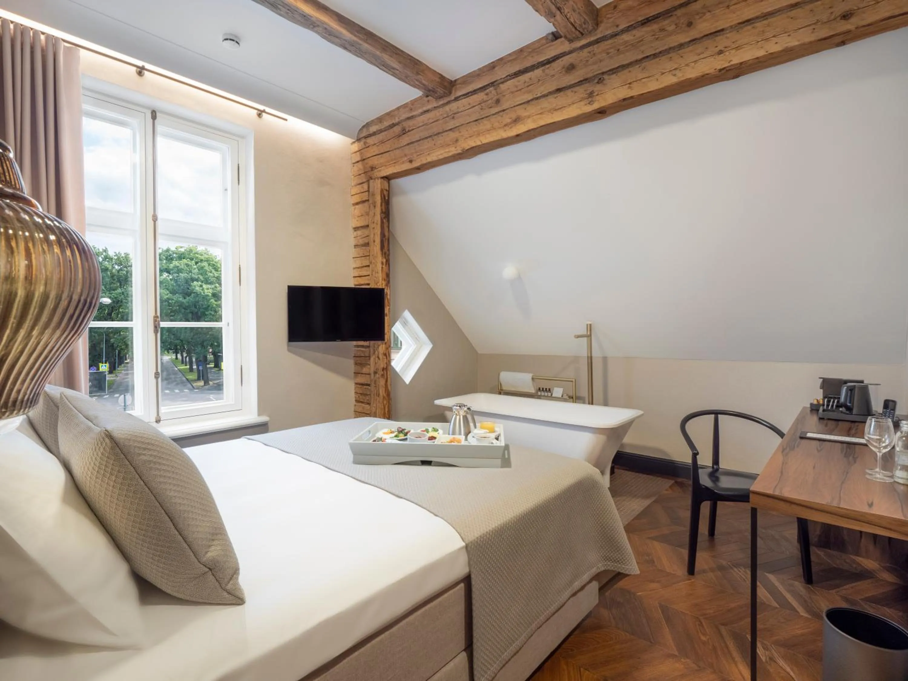 Bed in Boutique Hotel Rosenplänter