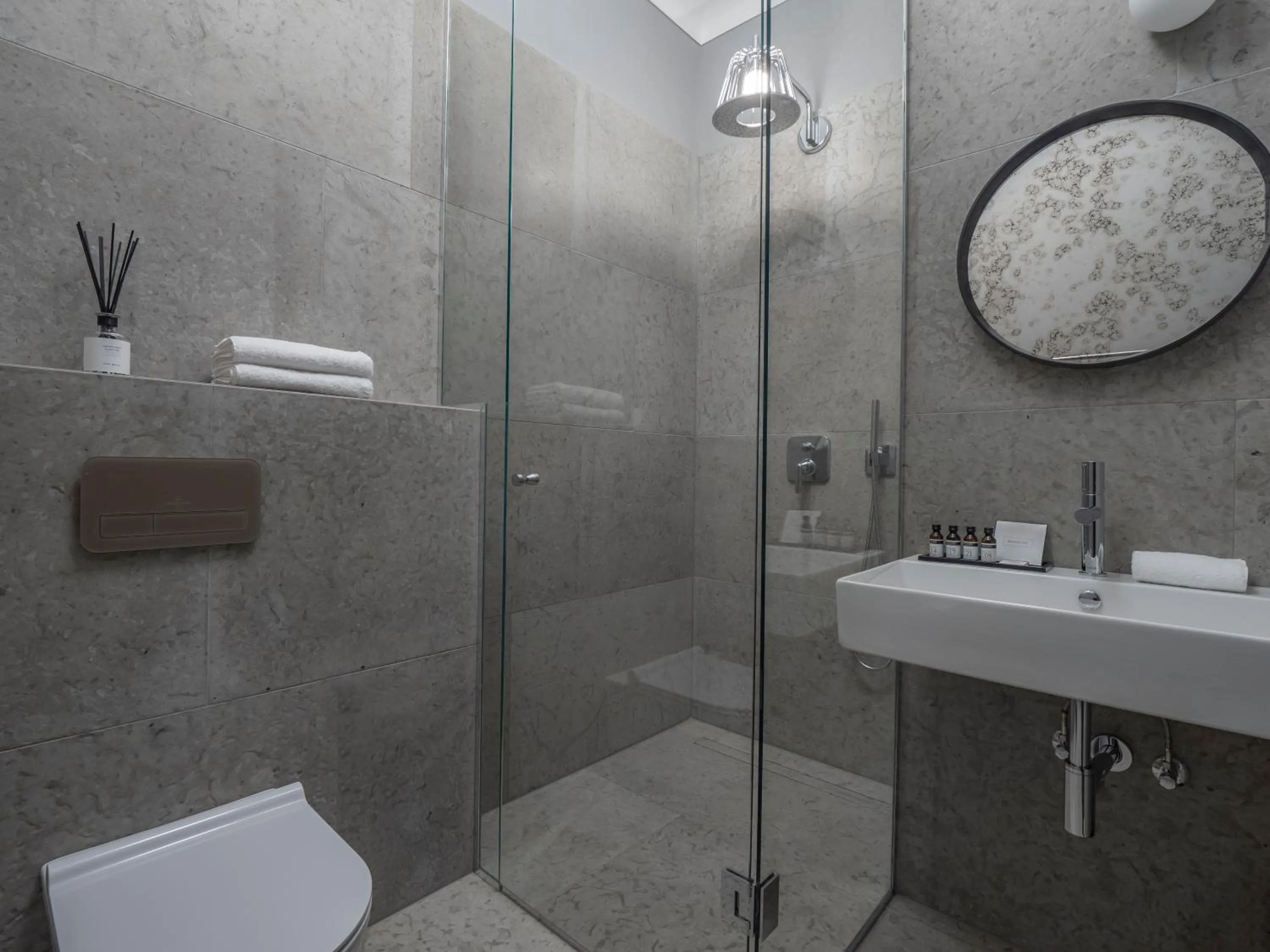 Shower in Boutique Hotel Rosenplänter