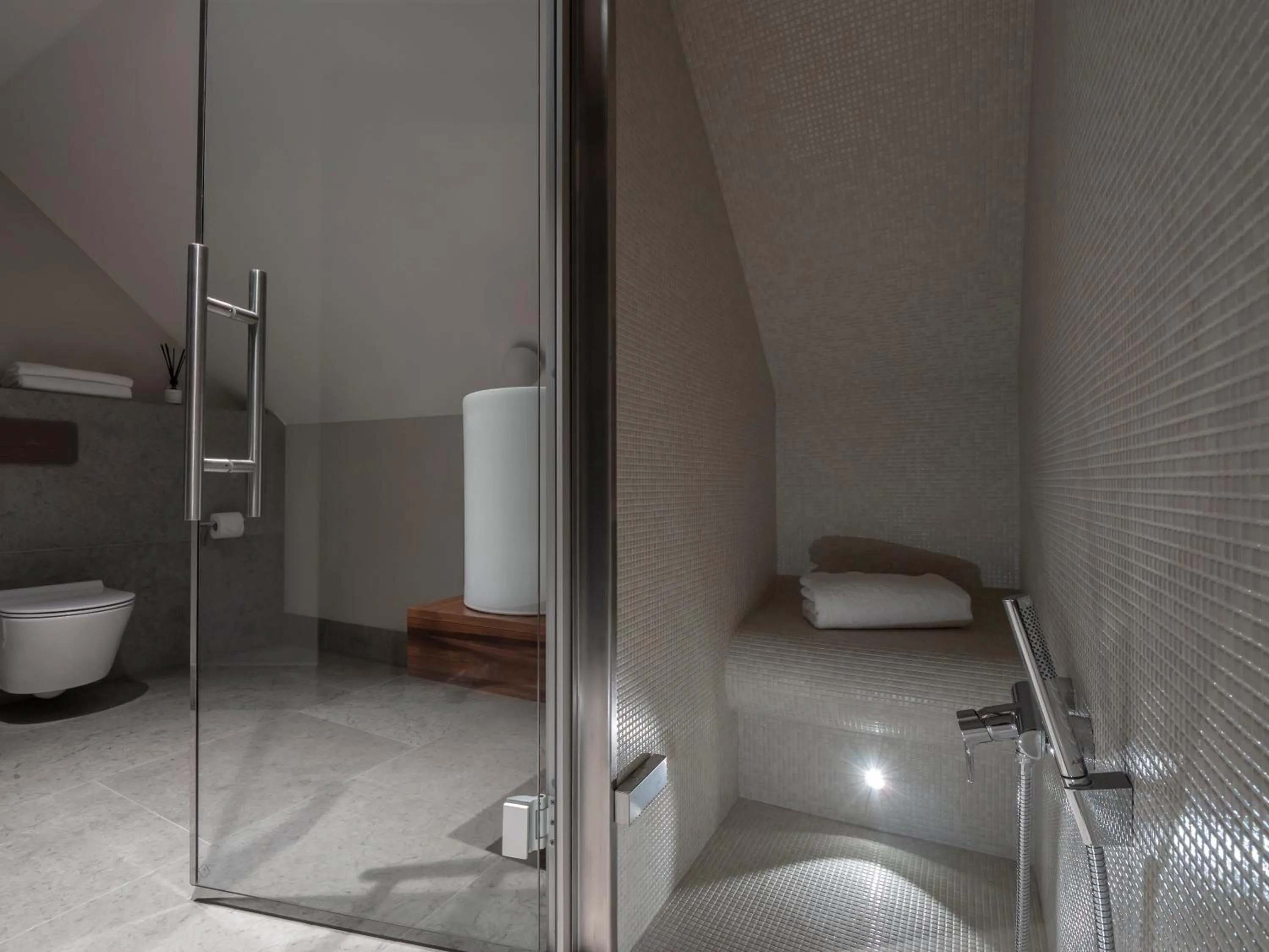 Shower in Boutique Hotel Rosenplänter