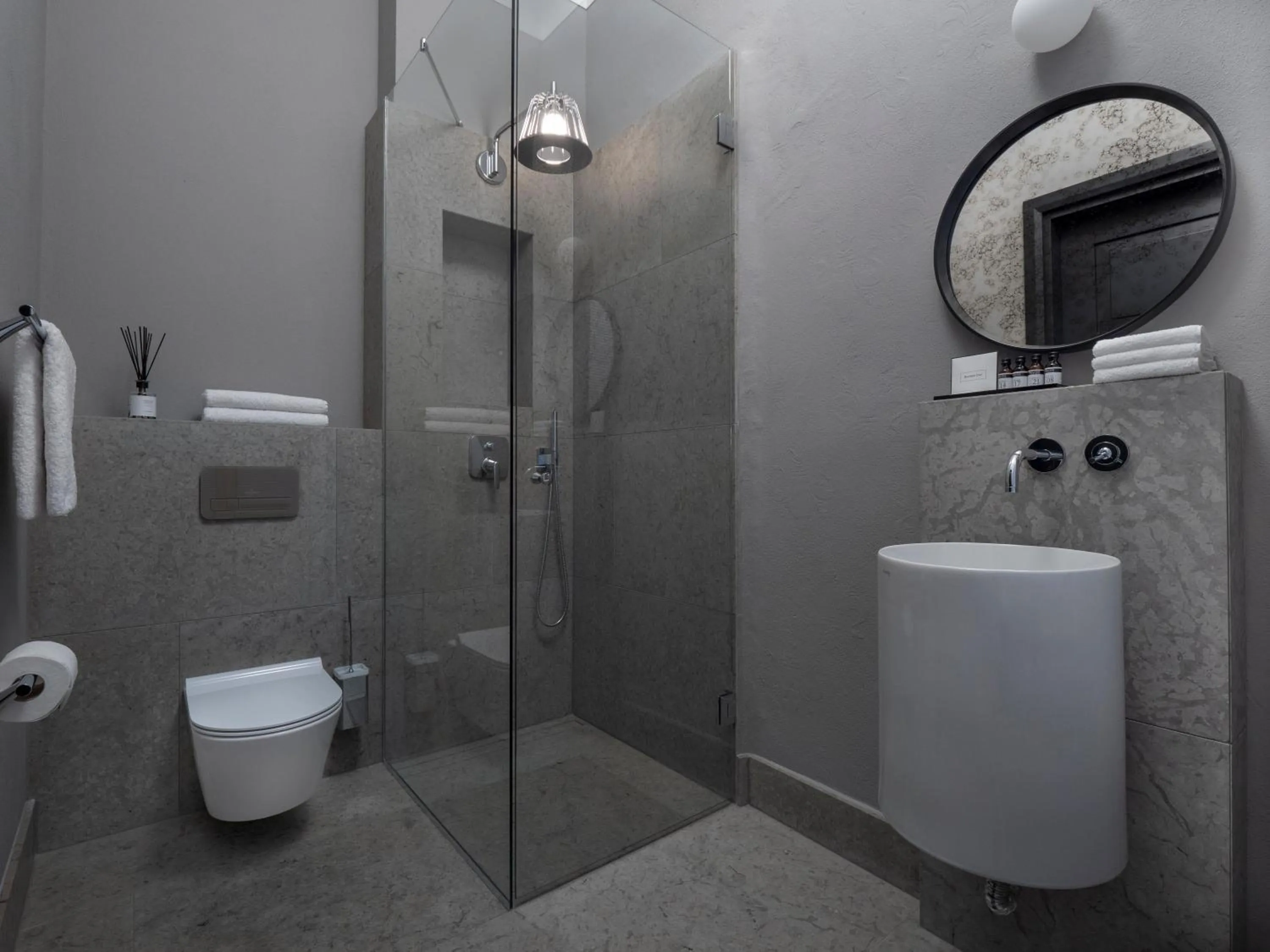 Shower in Boutique Hotel Rosenplänter