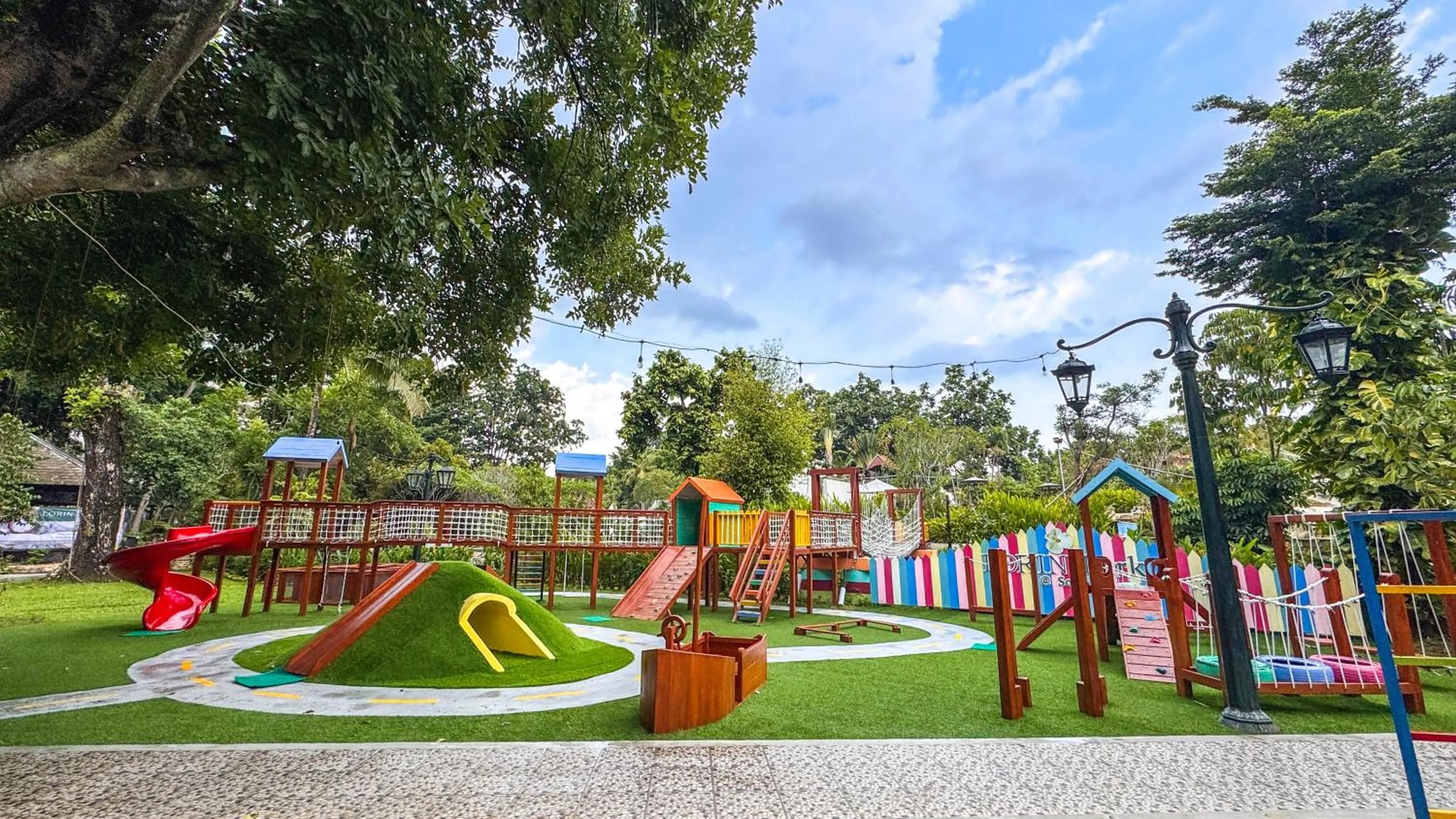 Children play ground in Lorin Solo Hotel