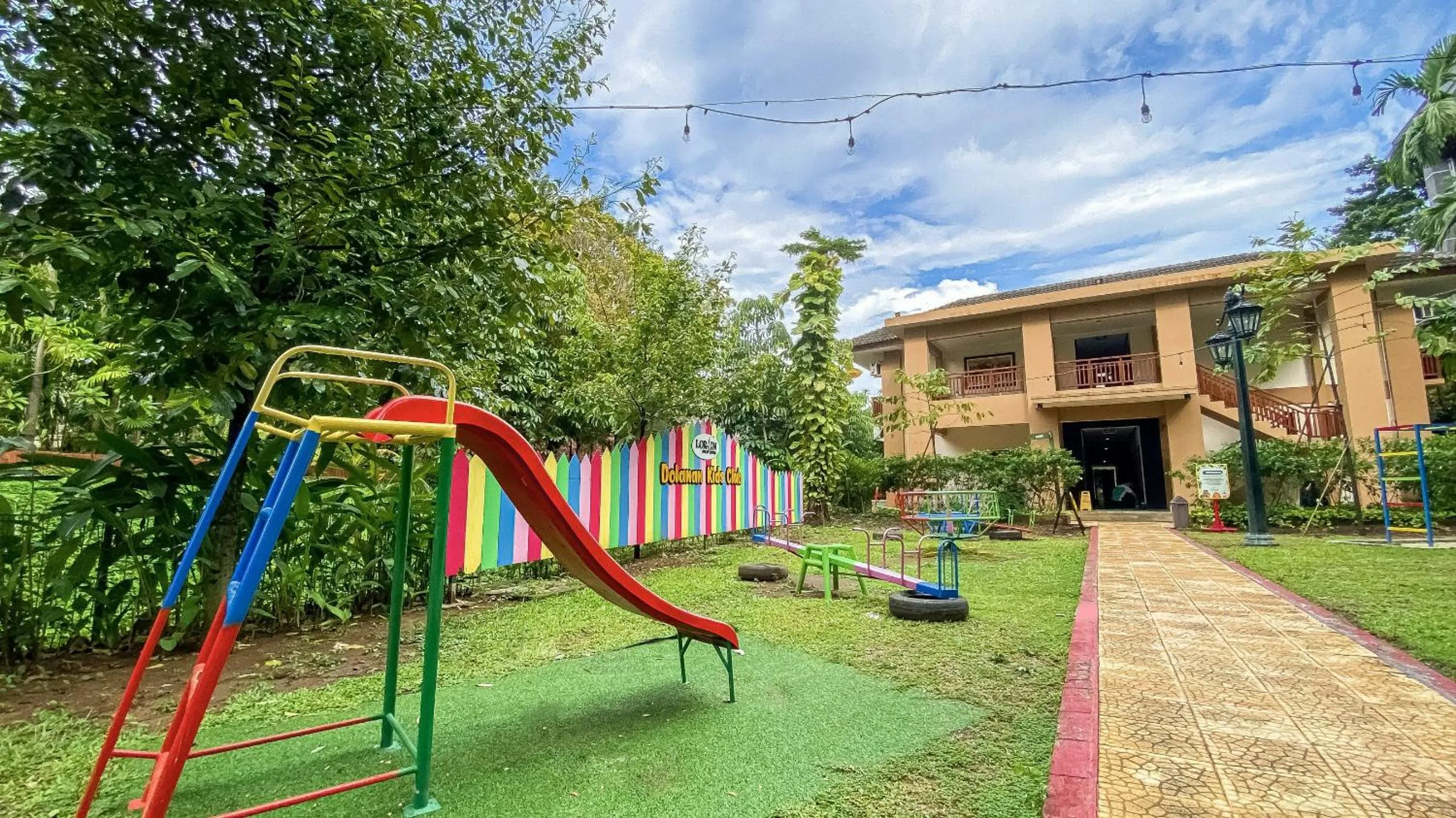 Children play ground in Lorin Solo Hotel
