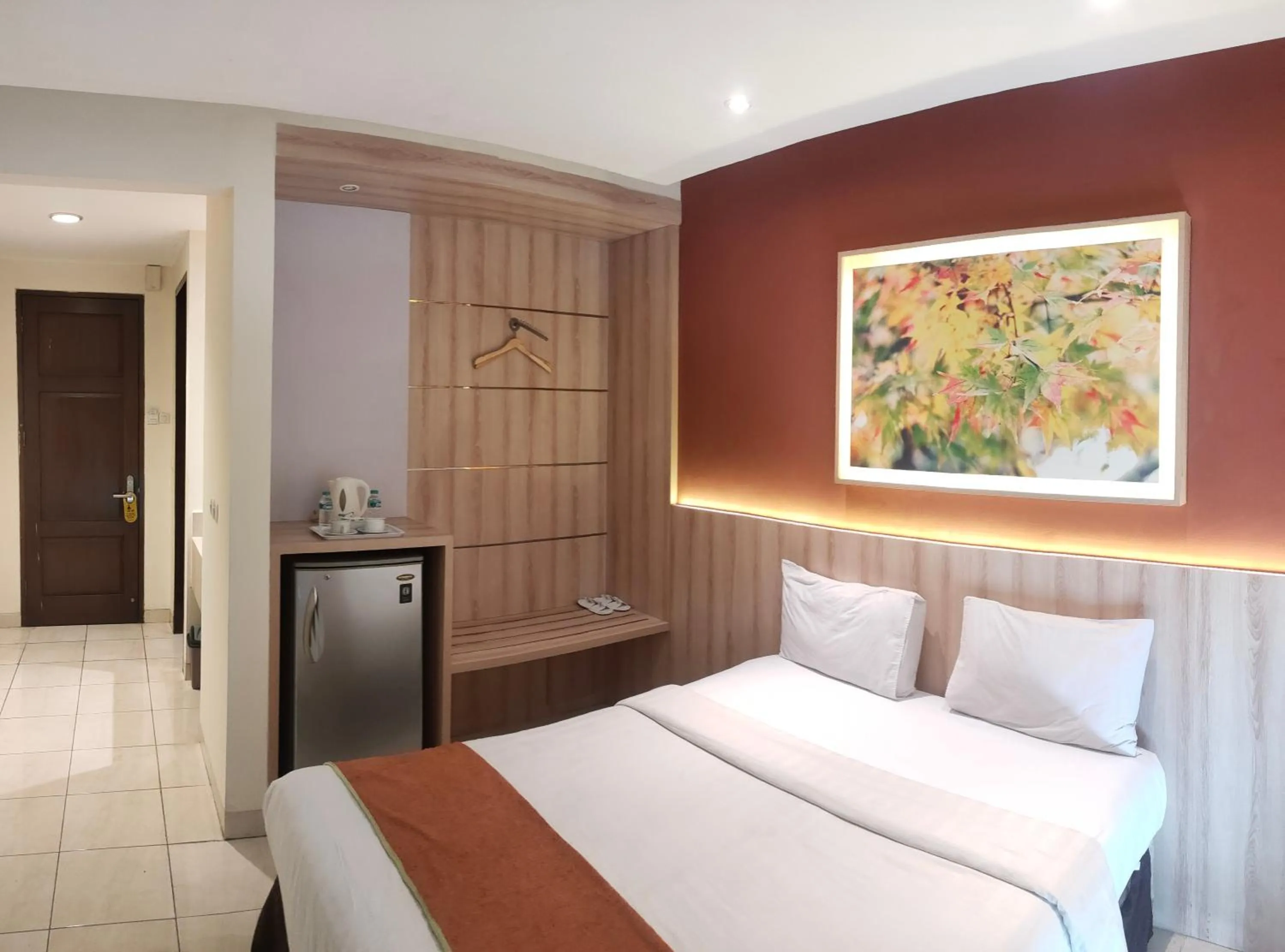 Bed in D'Bamboo Suites