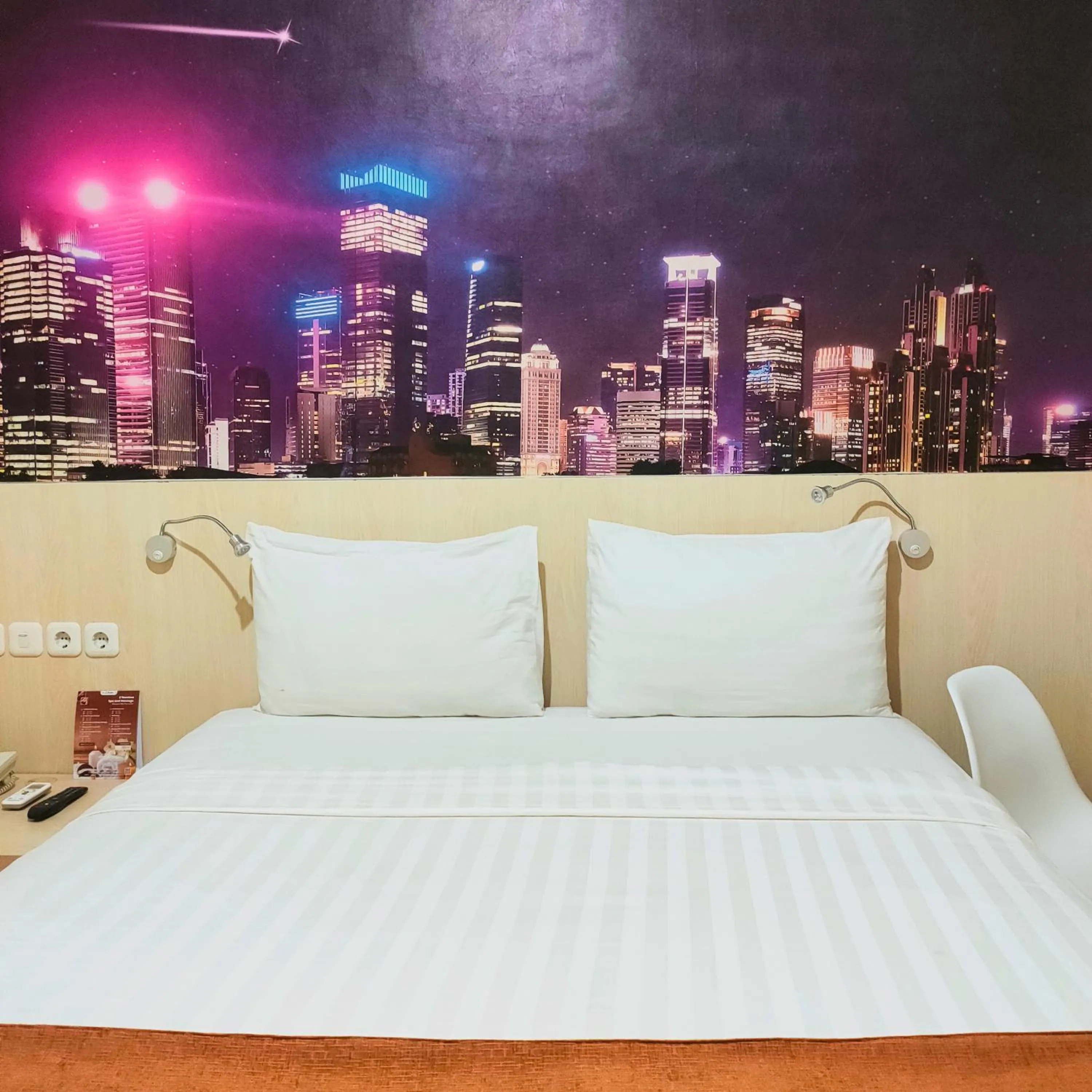 Bed in D'Bamboo Suites