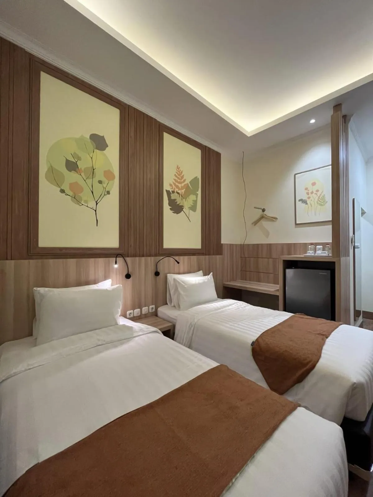 Bed in D'Bamboo Suites