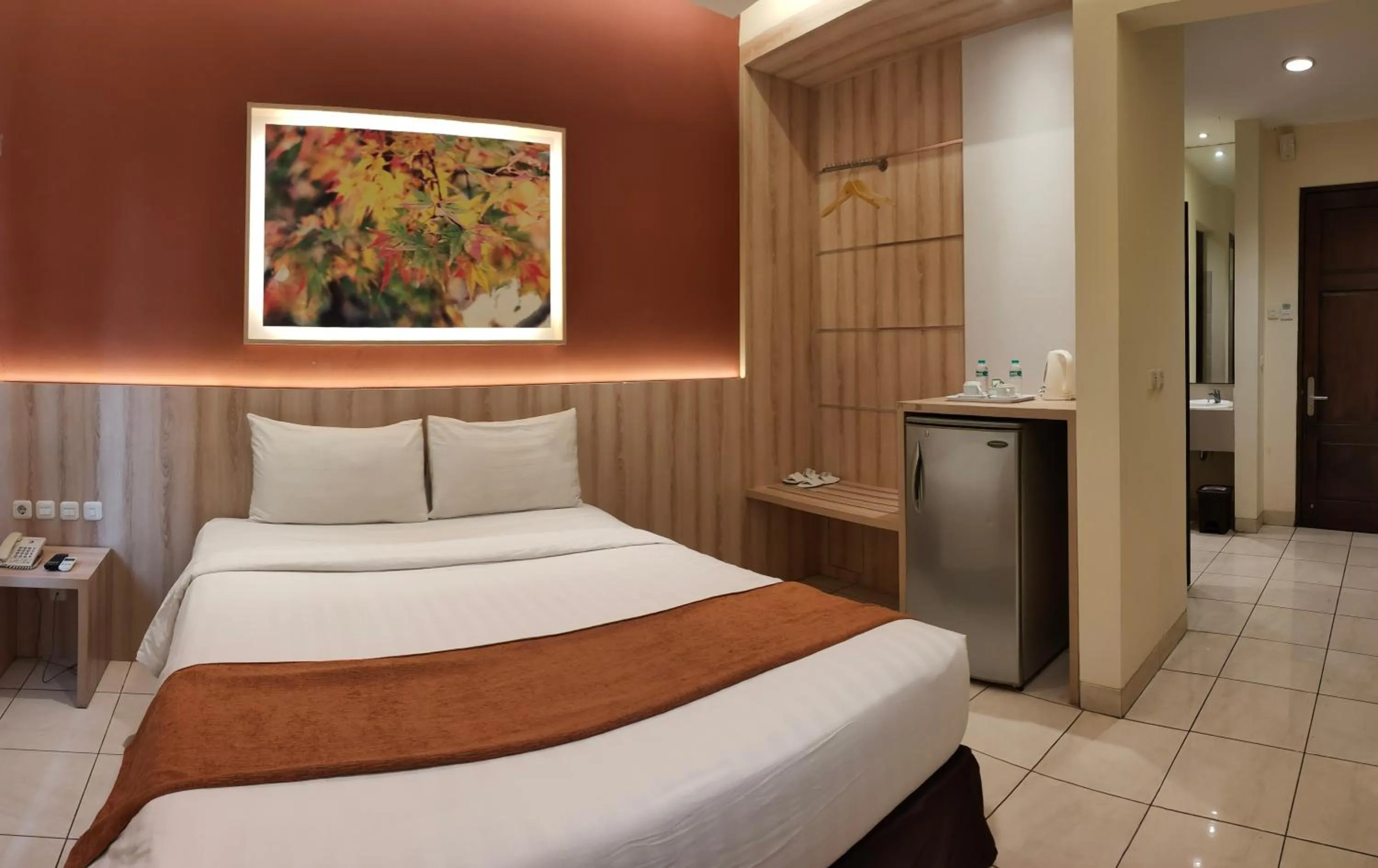 Bed in D'Bamboo Suites