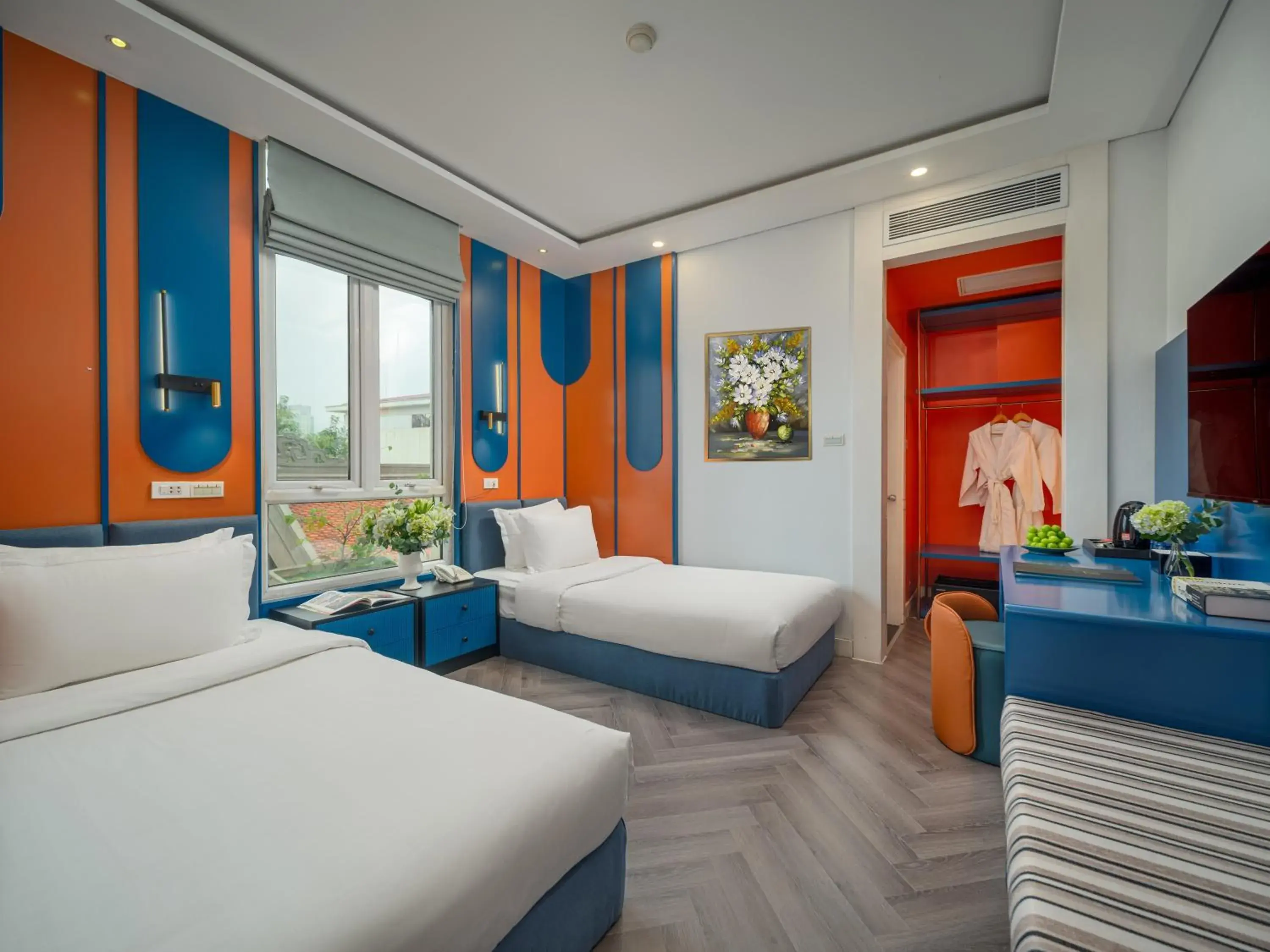 St Gildas Twin Room in Minerva Church Hotel St Gildas Twin Room in Minerva Church Hotel