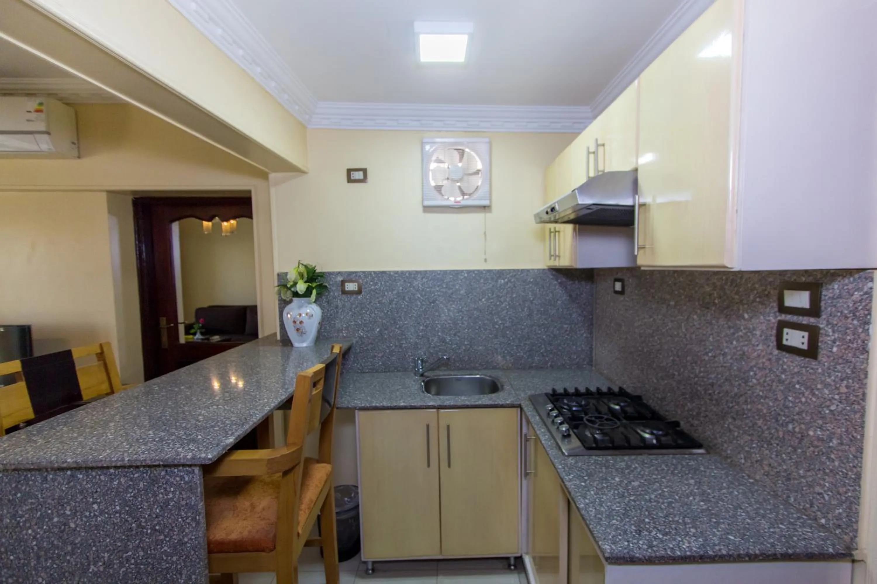 Kitchen or kitchenette in Philae Hotel Aswan