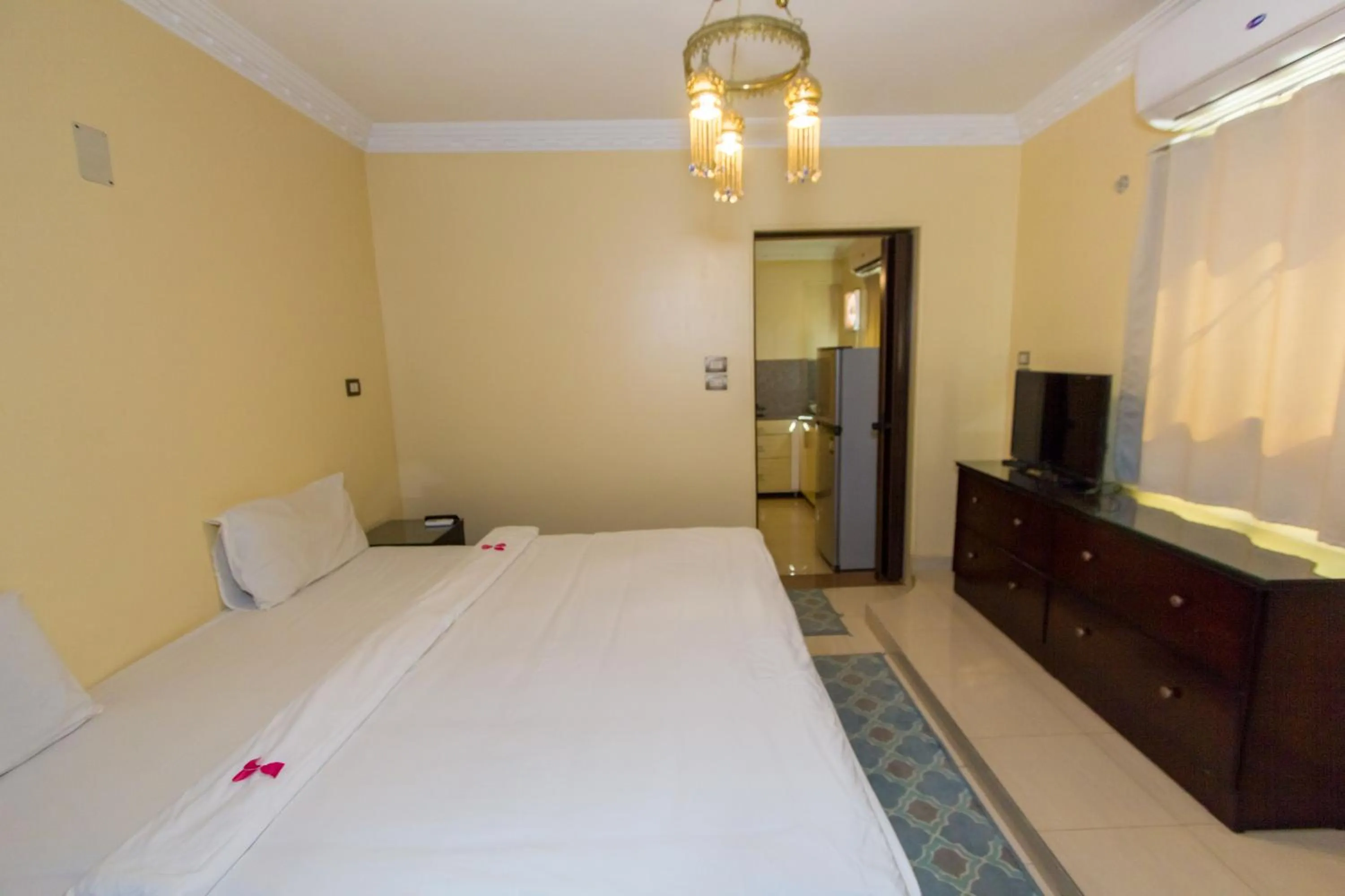 Bed in Philae Hotel Aswan