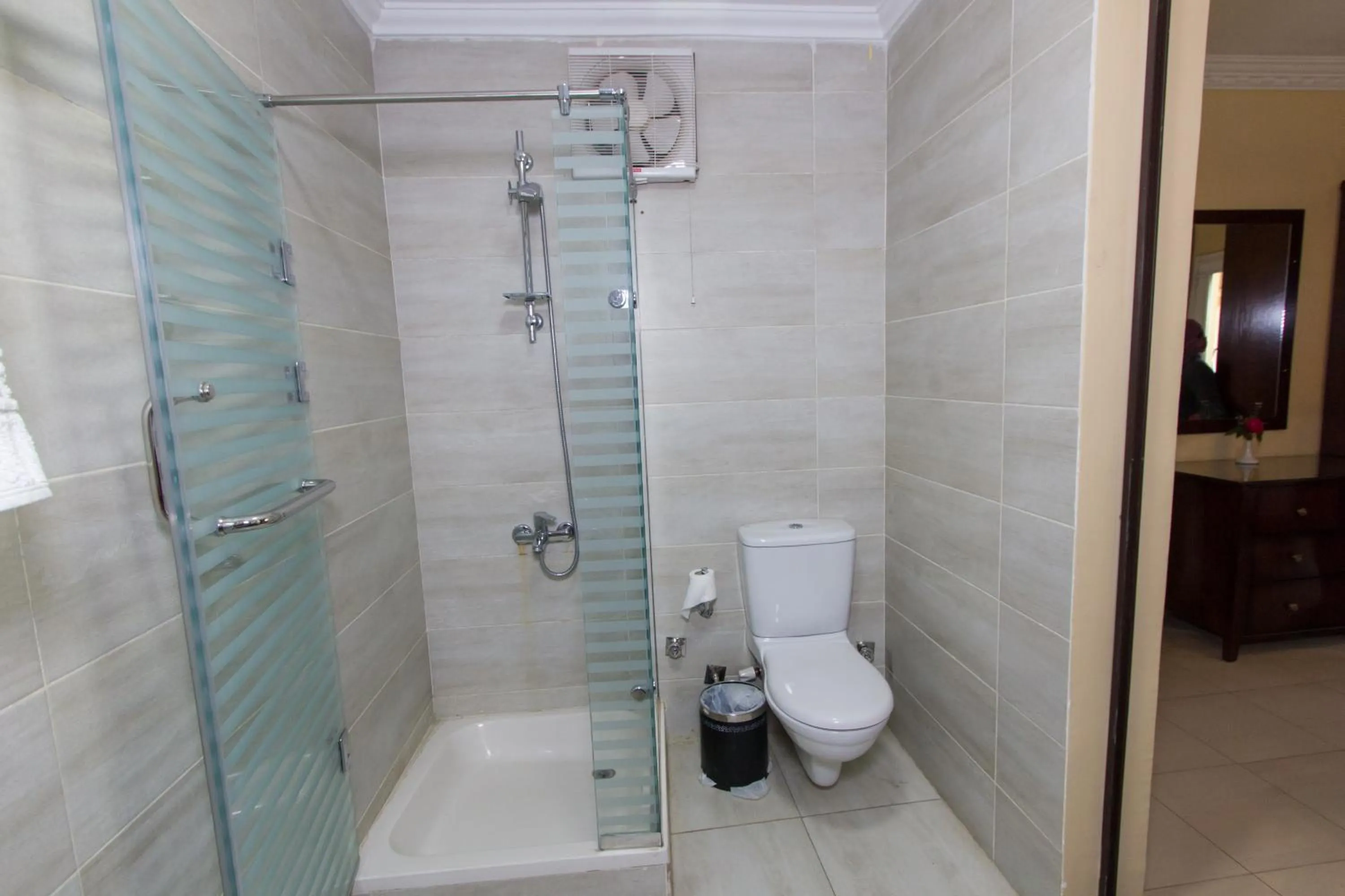 Shower in Philae Hotel Aswan