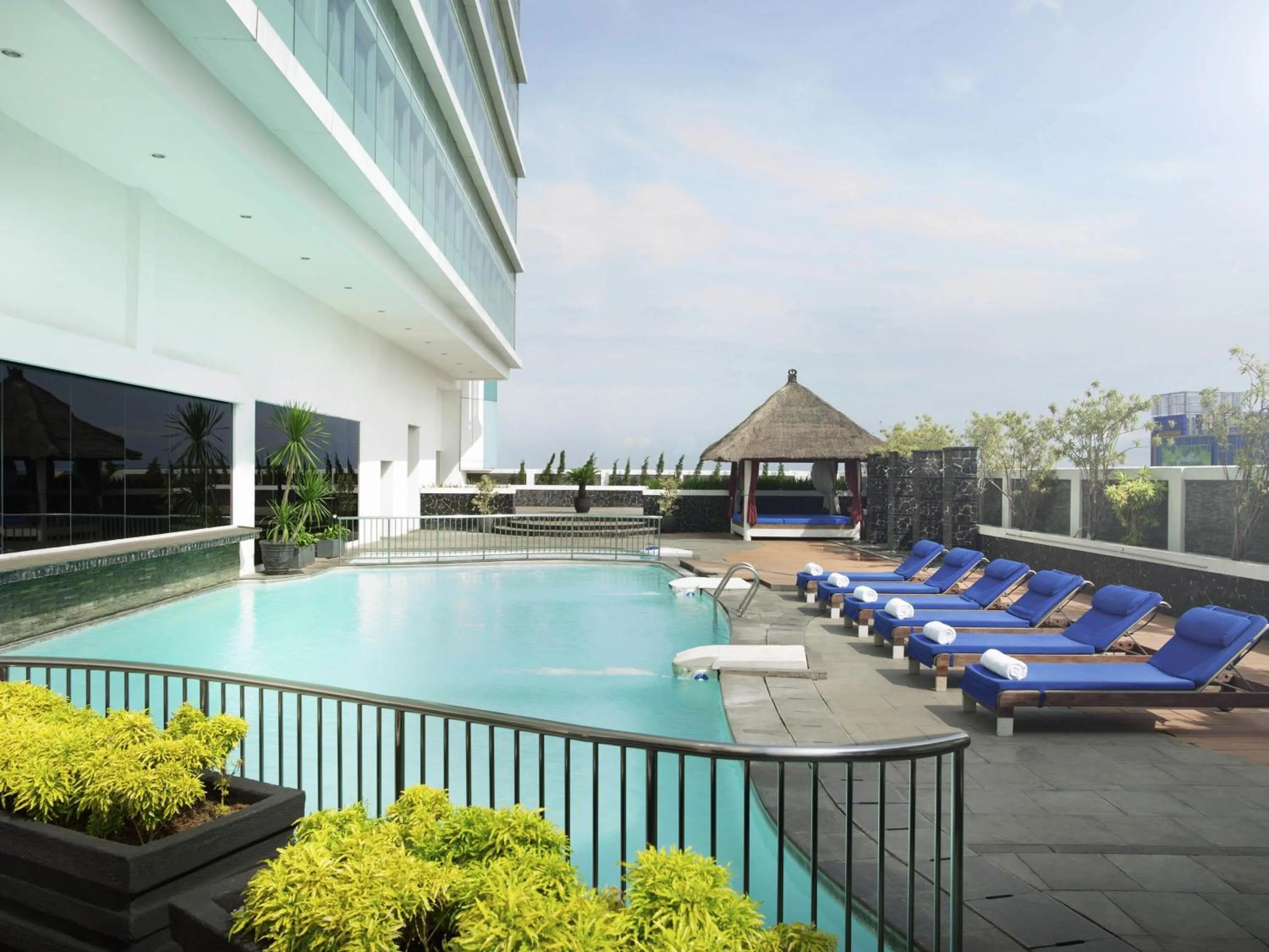 Pool view in Novotel Jakarta Gajah Mada