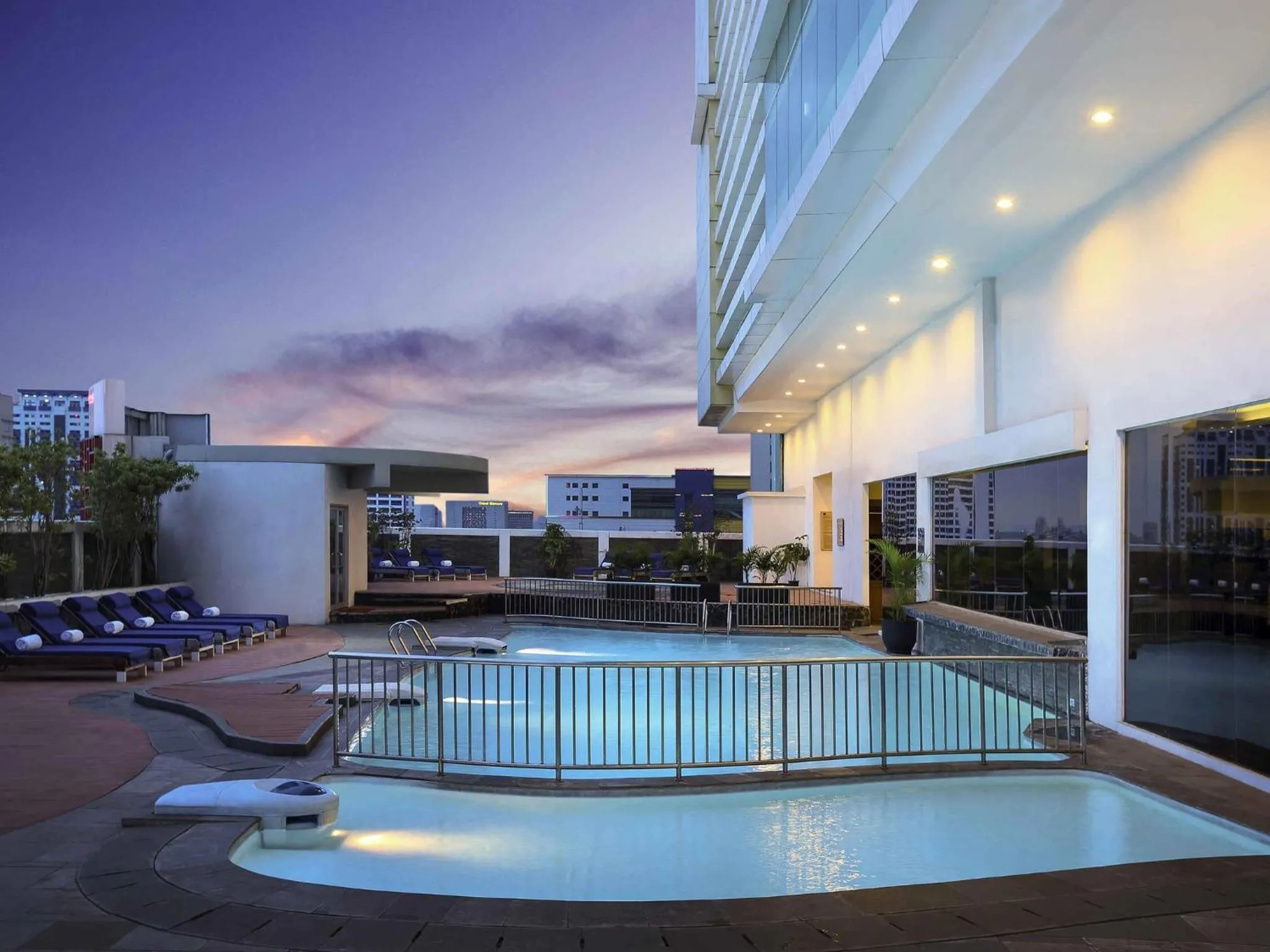 Pool view in Novotel Jakarta Gajah Mada