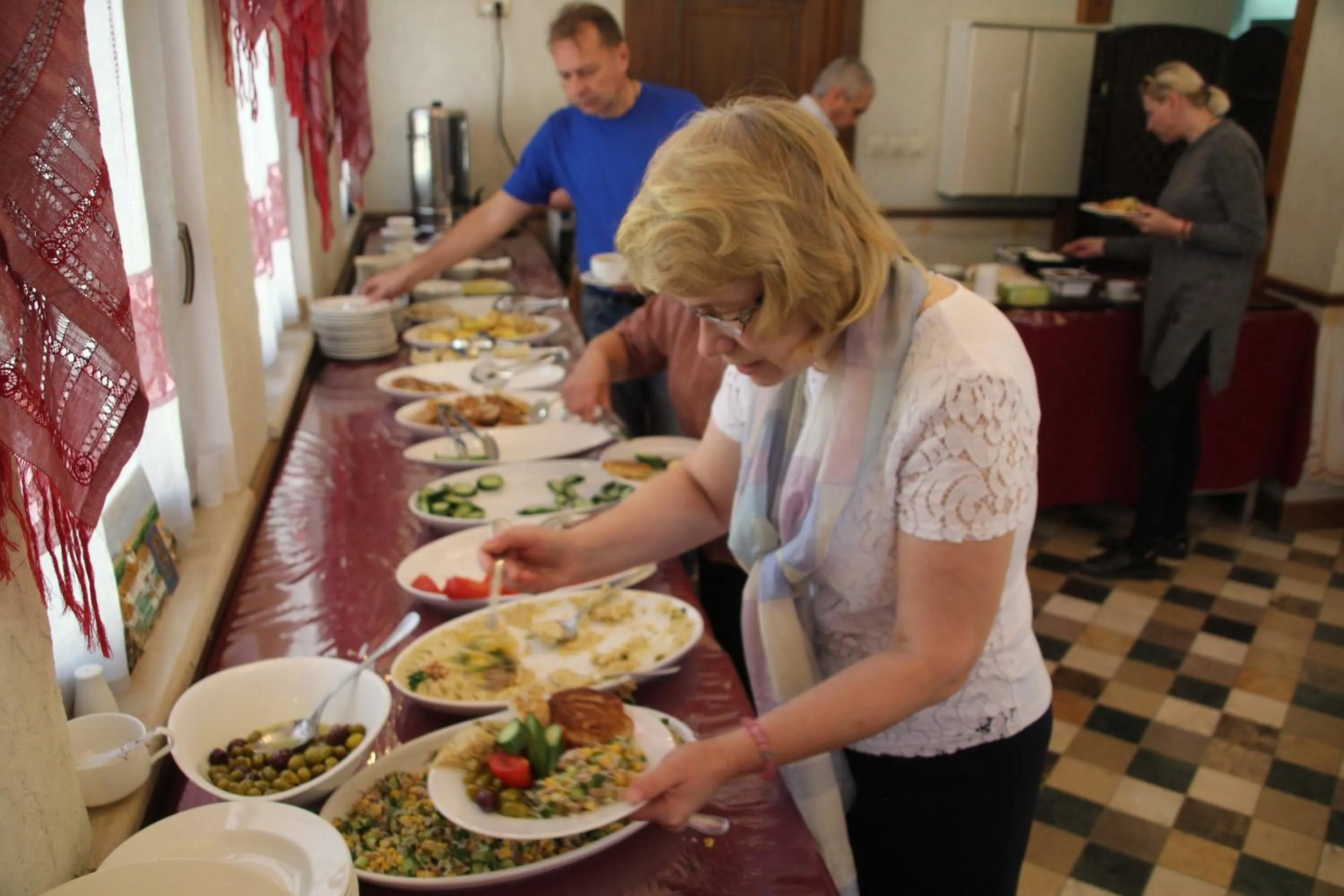 Breakfast in Russian Pilgrim Residence