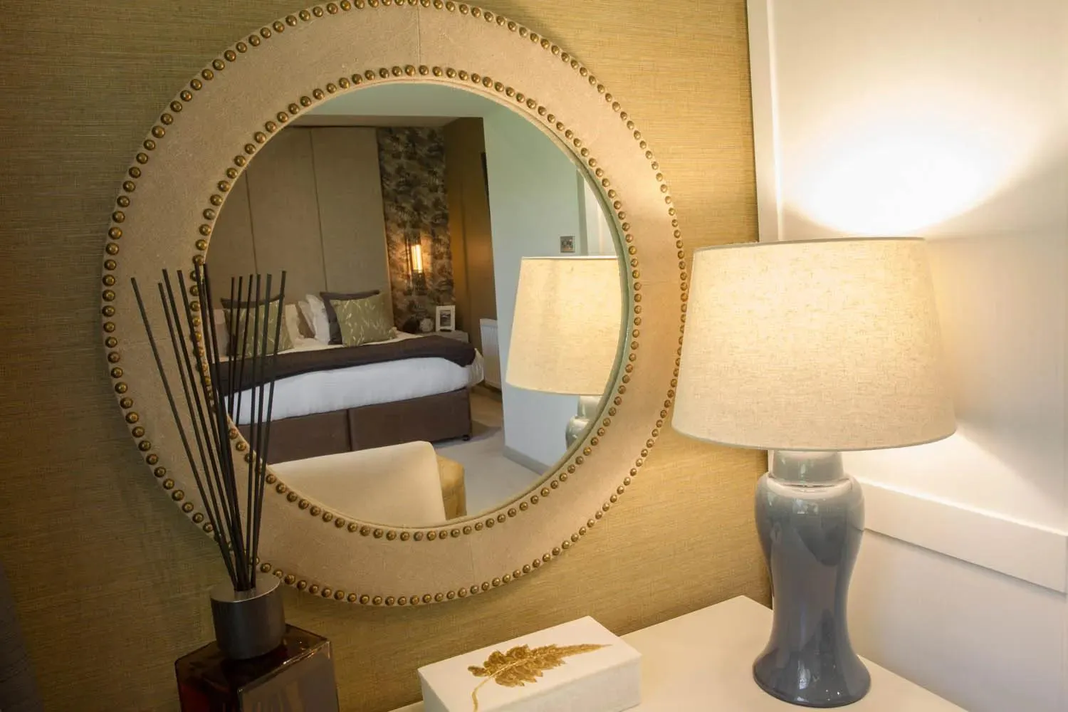 Bed in Lakeside Hotel and Spa