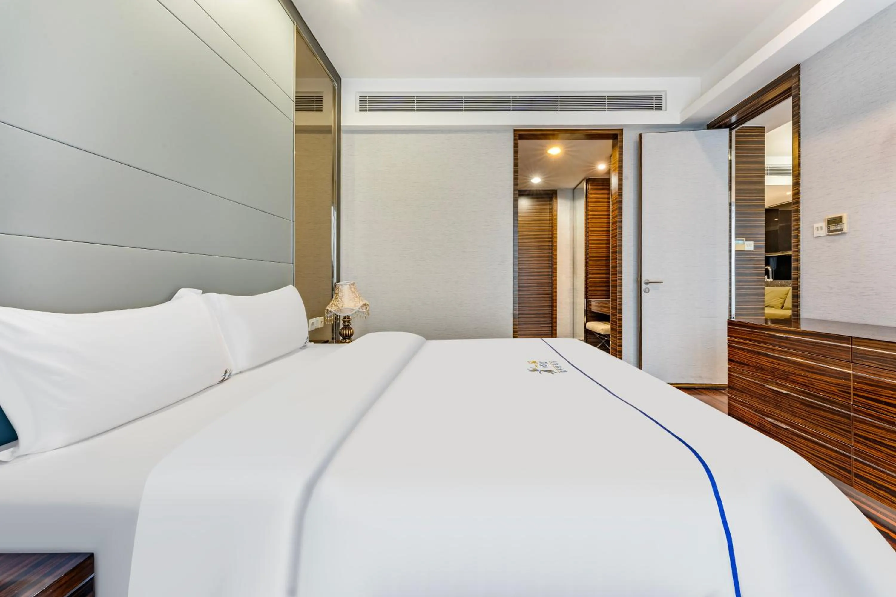 Bed in eStay Residence·Poly World Trade Center Guangzhou