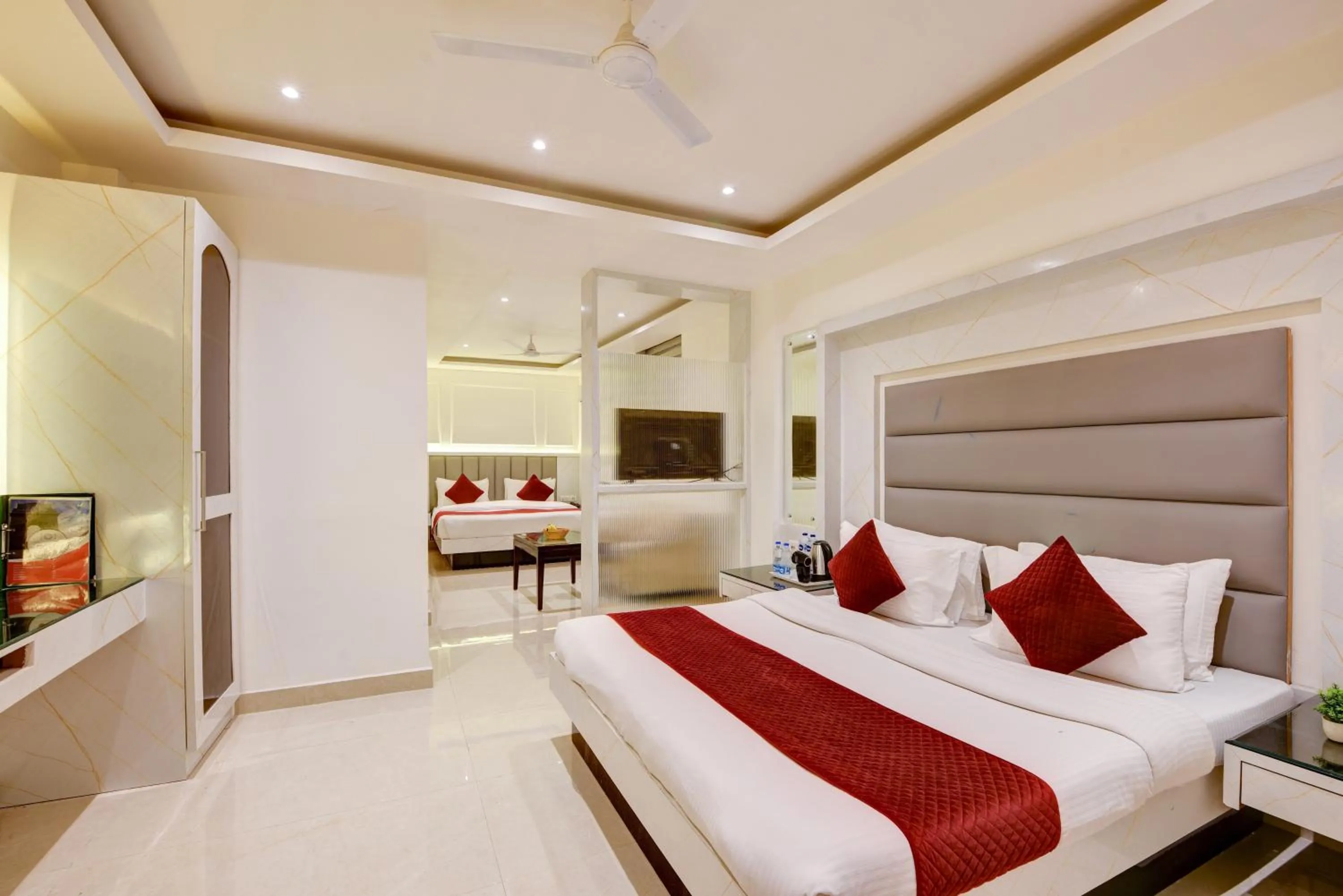 Bed in Hotel Krishna Deluxe-By RCG Hotels