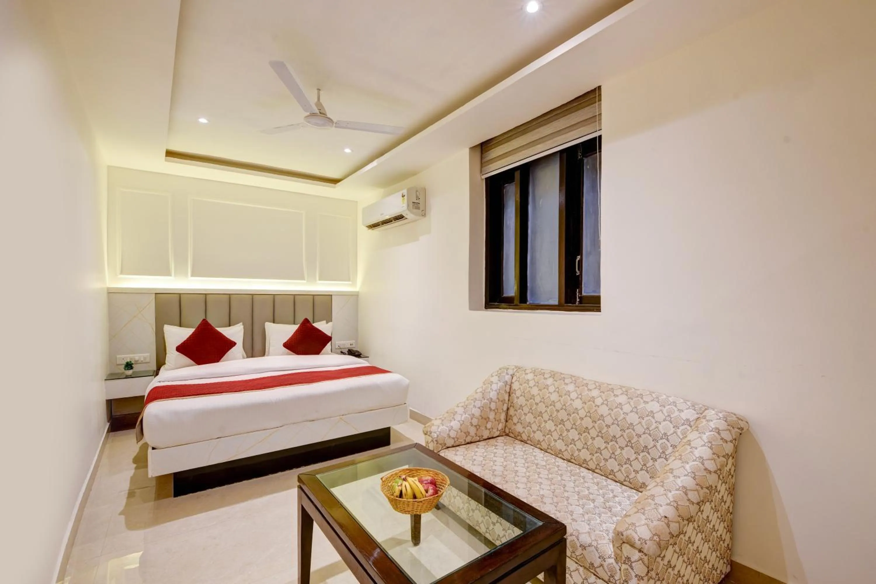 Bedroom, Bed in Hotel Krishna Deluxe-By RCG Hotels