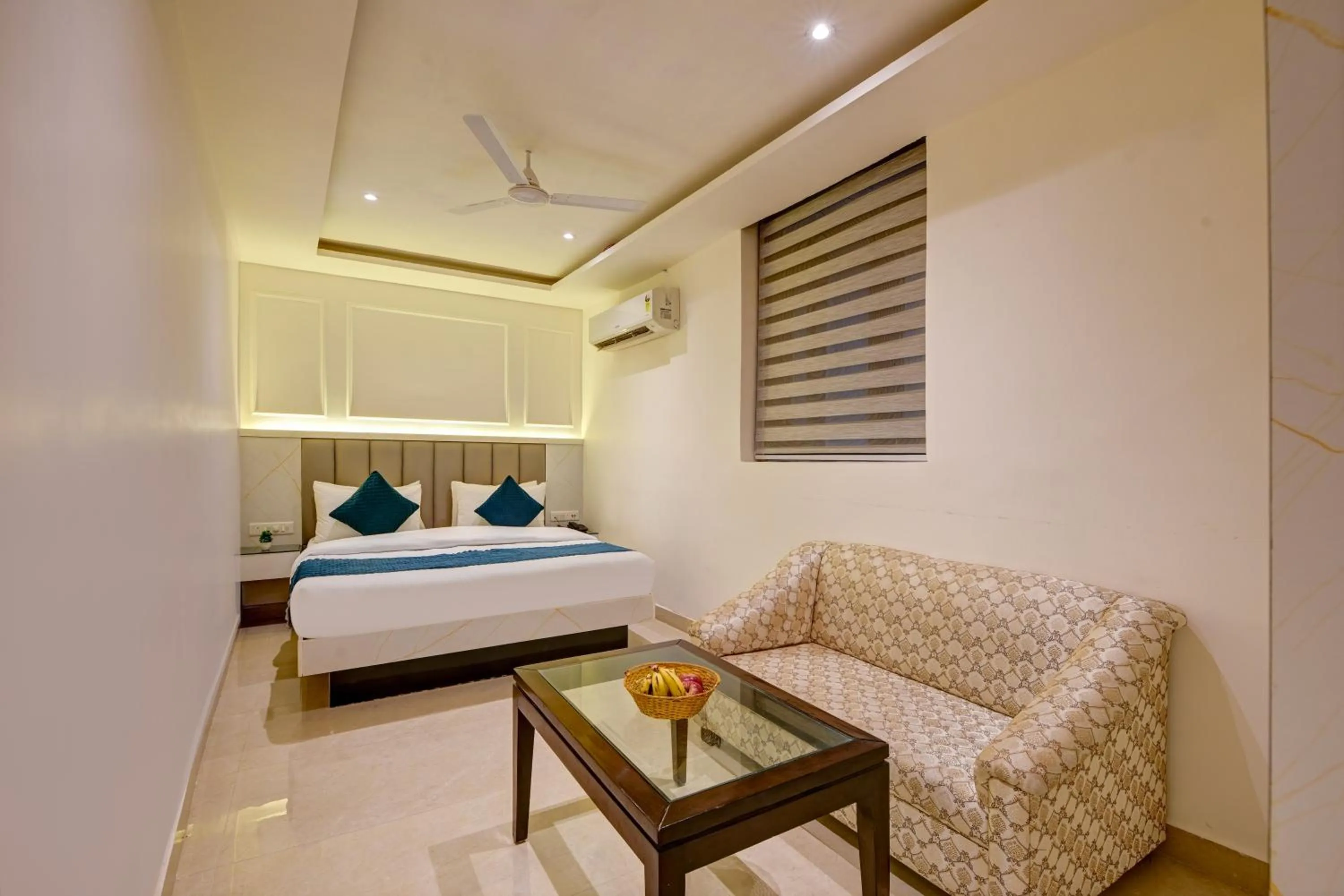 Bed in Hotel Krishna Deluxe-By RCG Hotels
