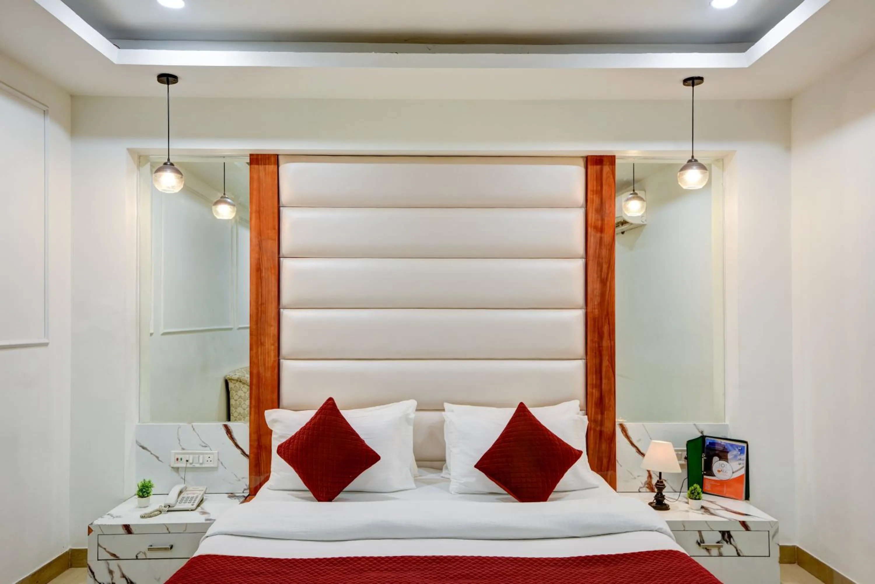 Bed in Hotel Krishna Deluxe-By RCG Hotels
