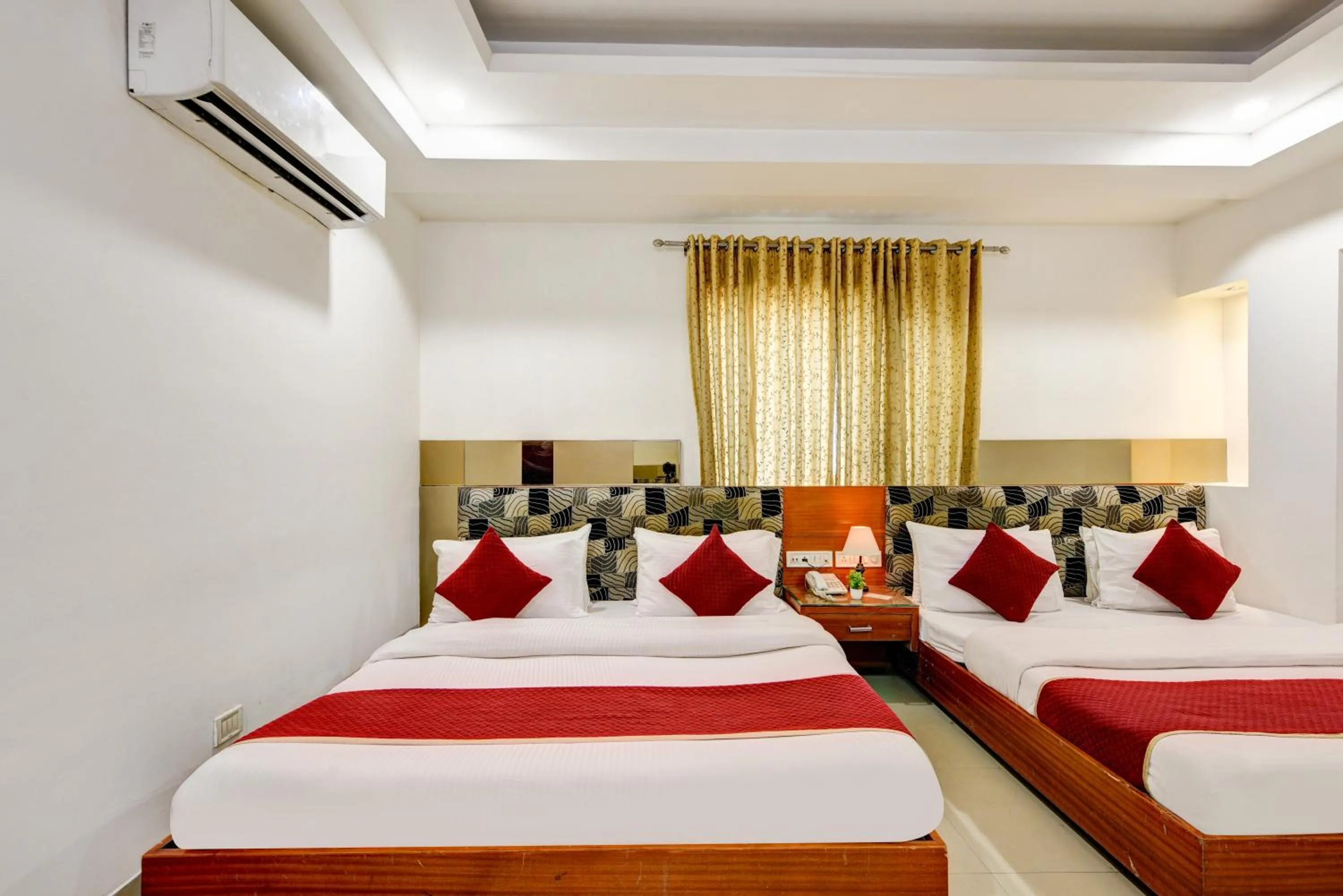 Bed in Hotel Krishna Deluxe-By RCG Hotels