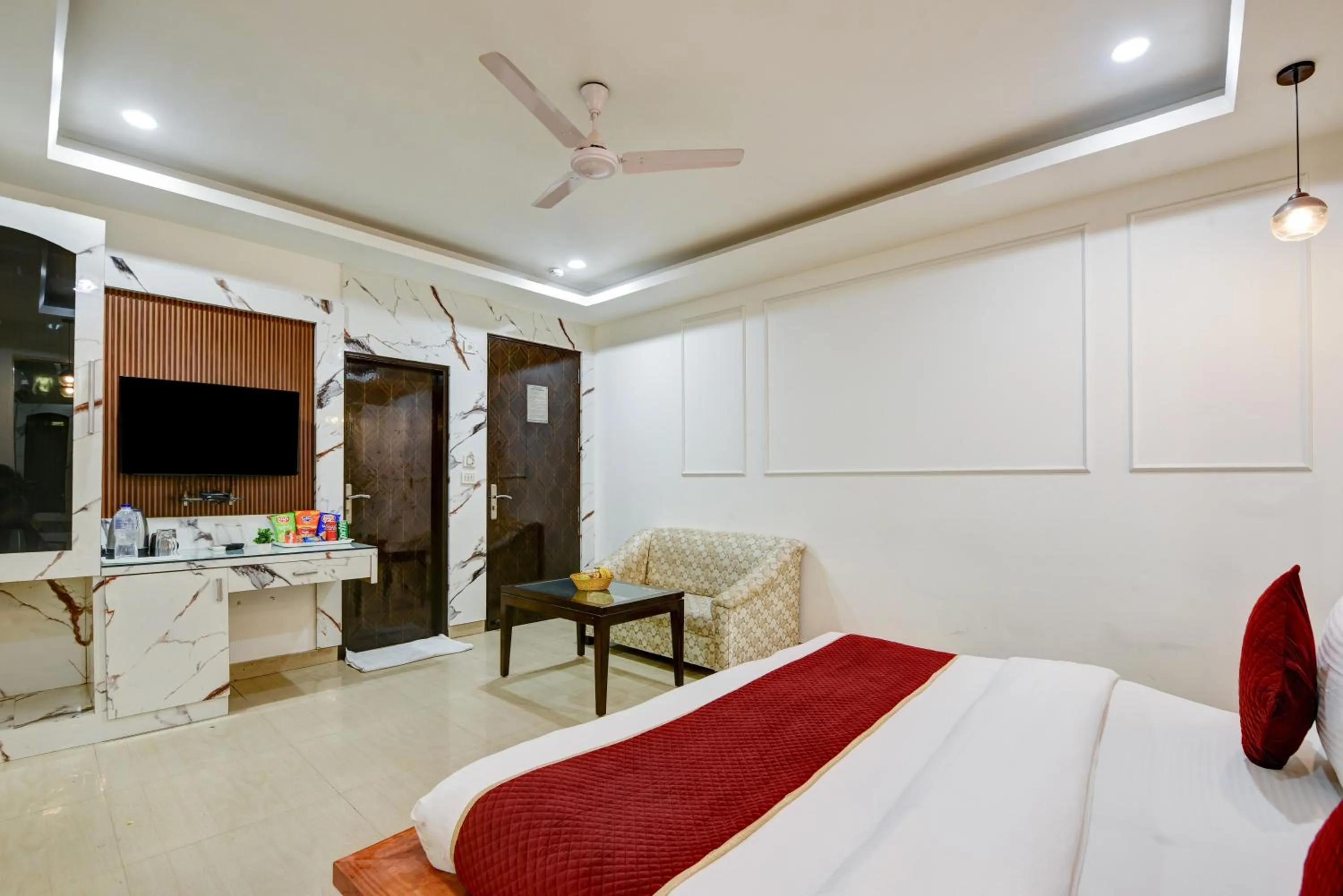 Bed in Hotel Krishna Deluxe-By RCG Hotels