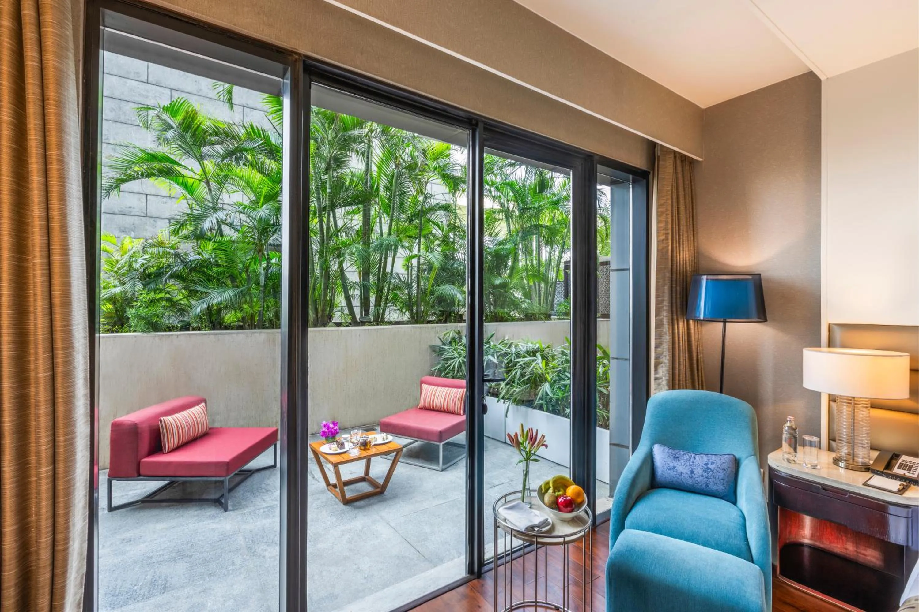 Balcony/Terrace in The Leela Ambience Convention Hotel Delhi