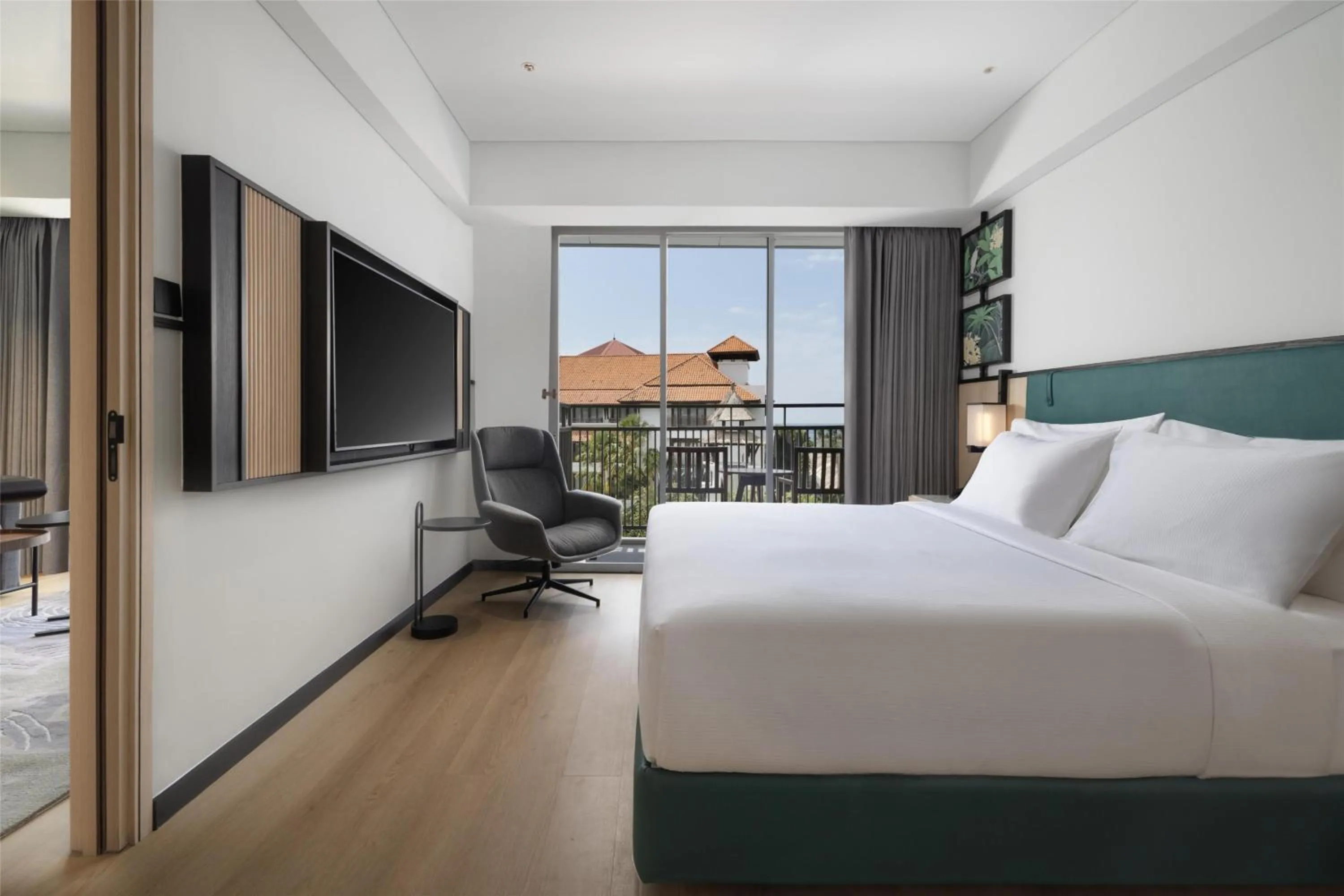 View (from property/room), Bed in Hilton Garden Inn Bali Nusa Dua