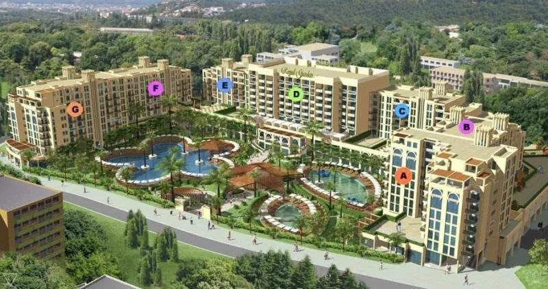 Bird's eye view, Bird's-eye View in Barcelo Royal Beach Hotel