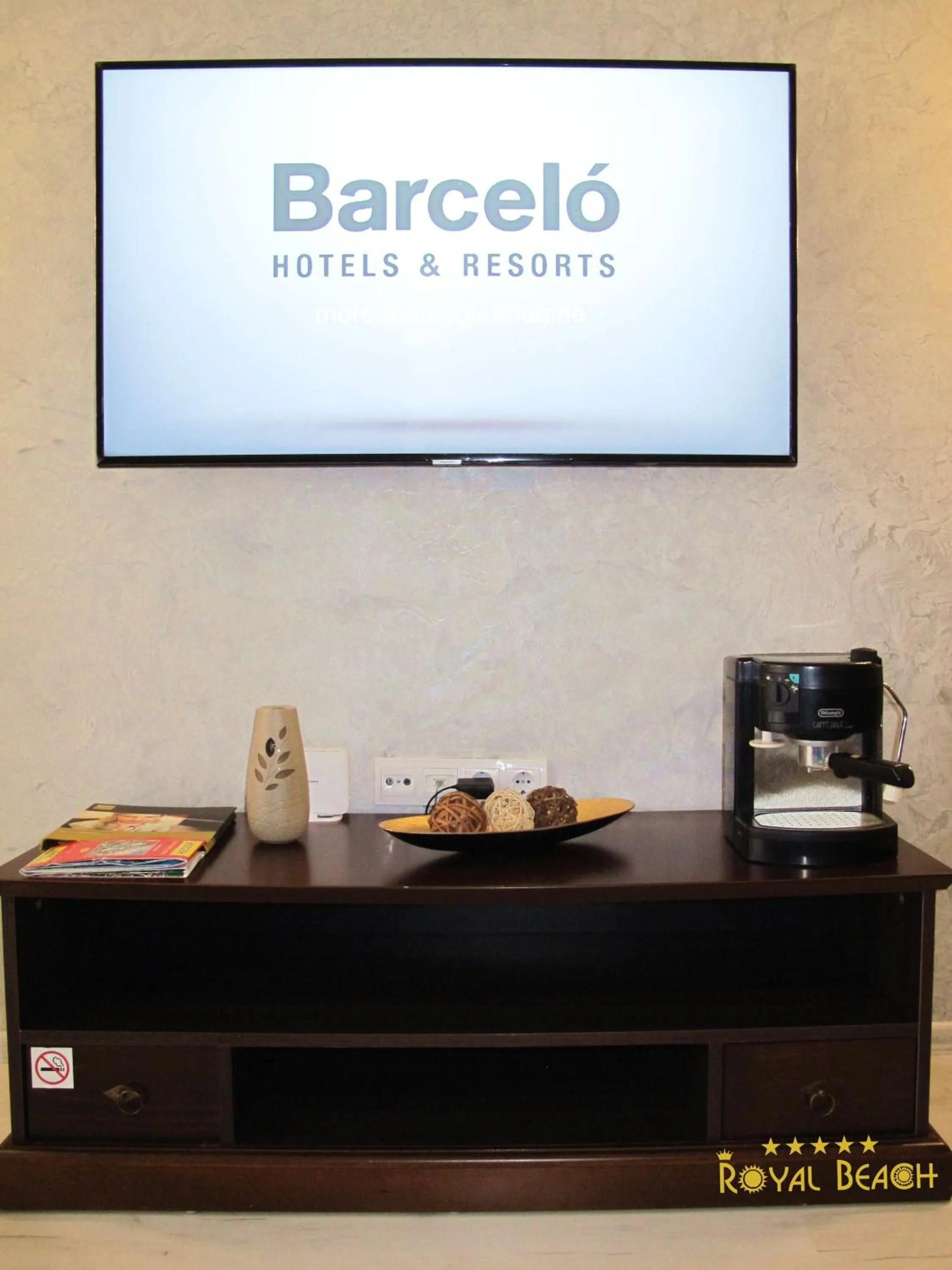 TV and multimedia, TV/Entertainment Center in Barcelo Royal Beach Hotel