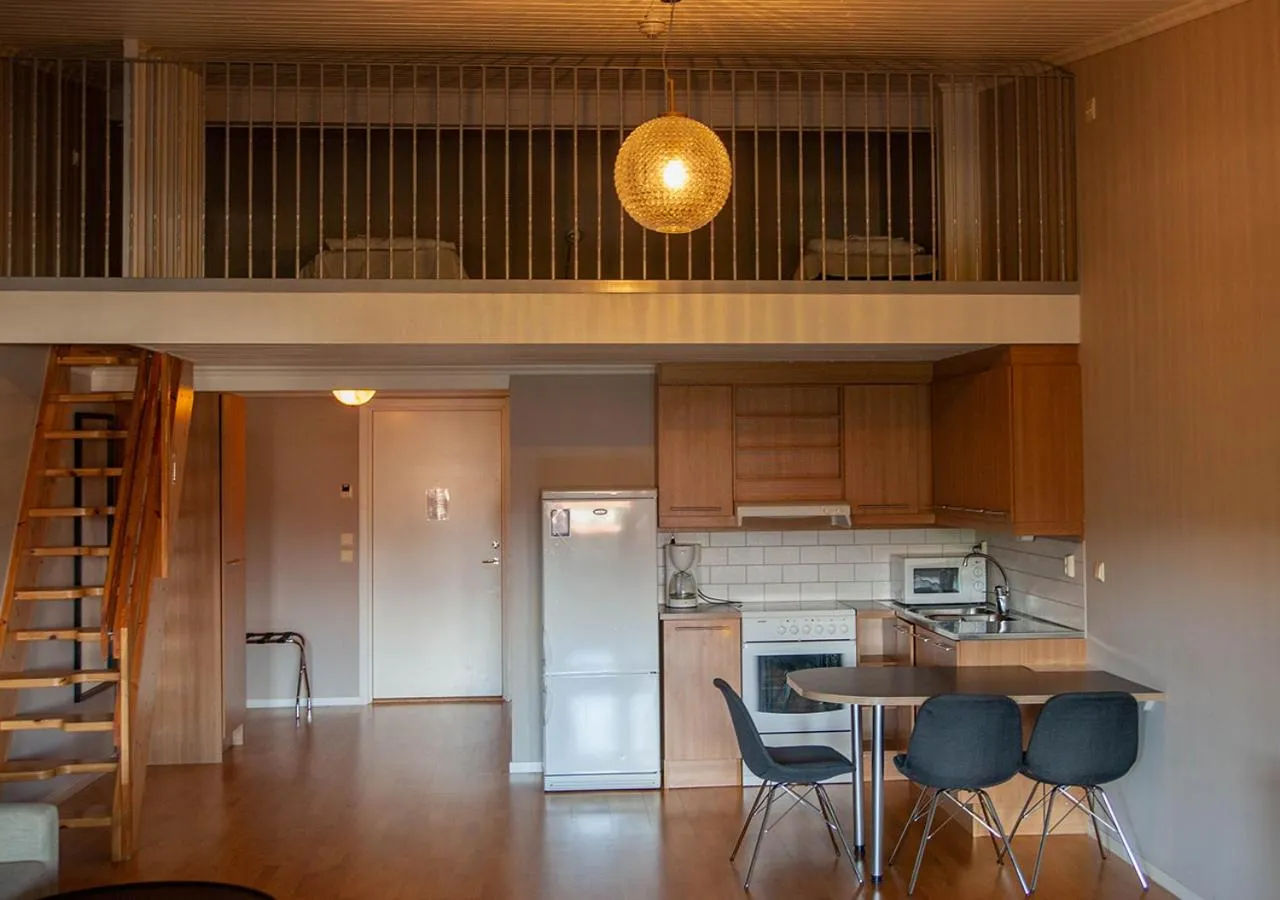 Kitchen or kitchenette in Hotell Ronja