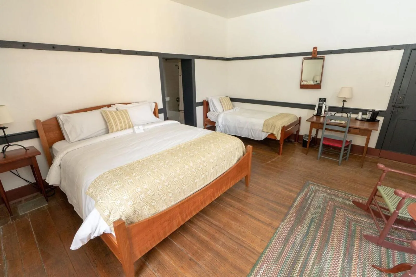 Bed in Shaker Village of Pleasant Hill