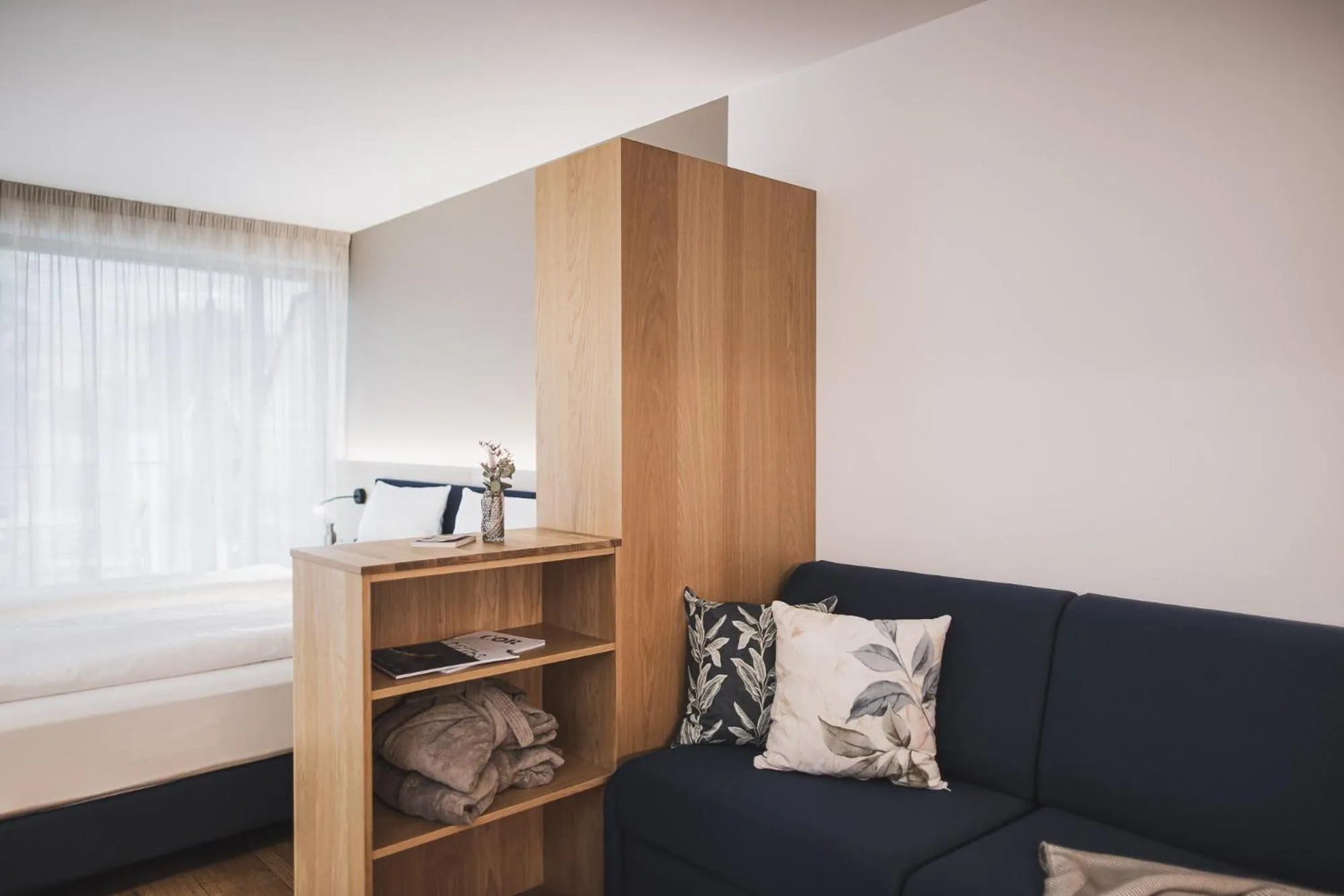 Living room, Bed in Residence Nives