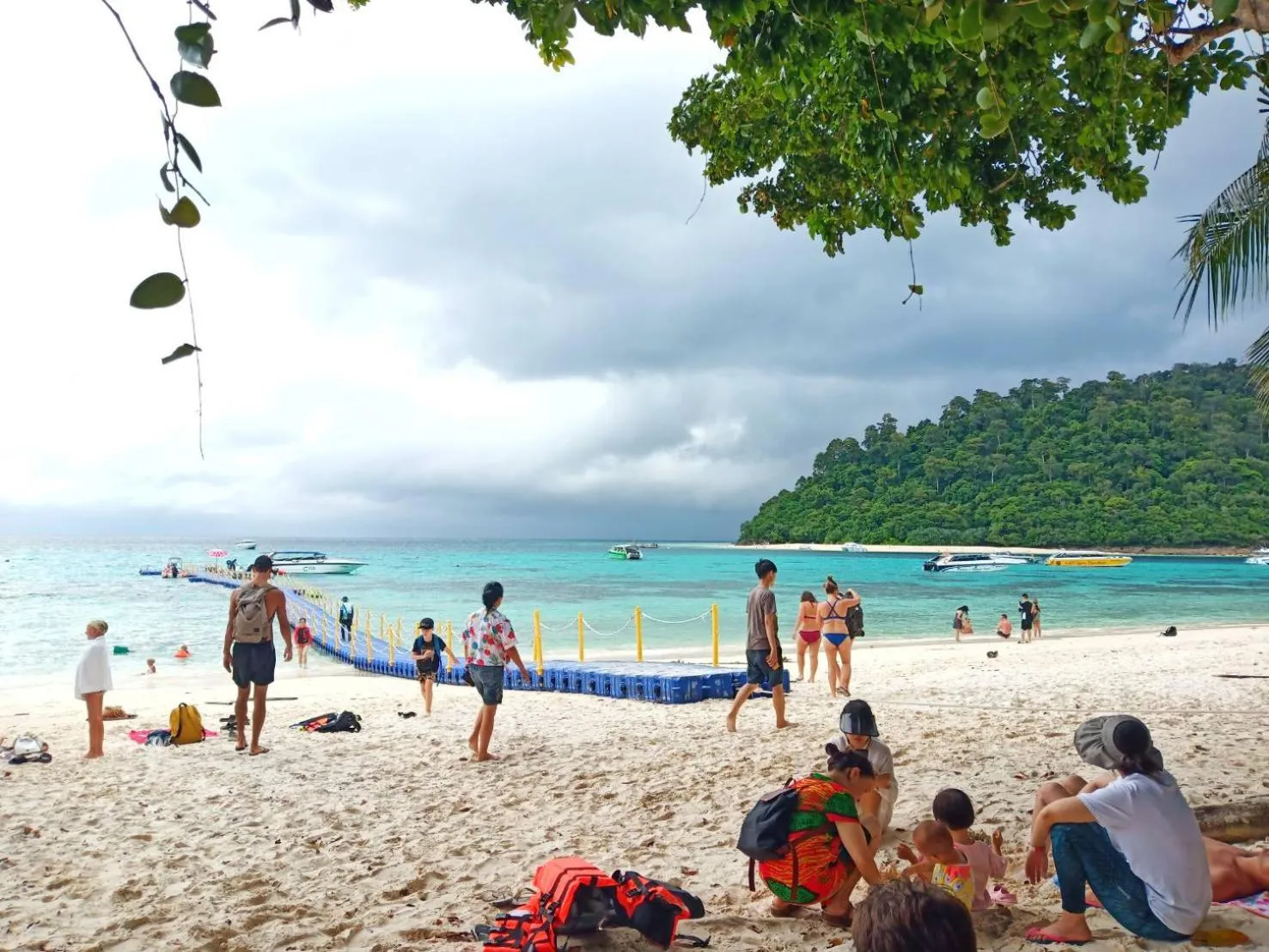 People in Som PalmGarden