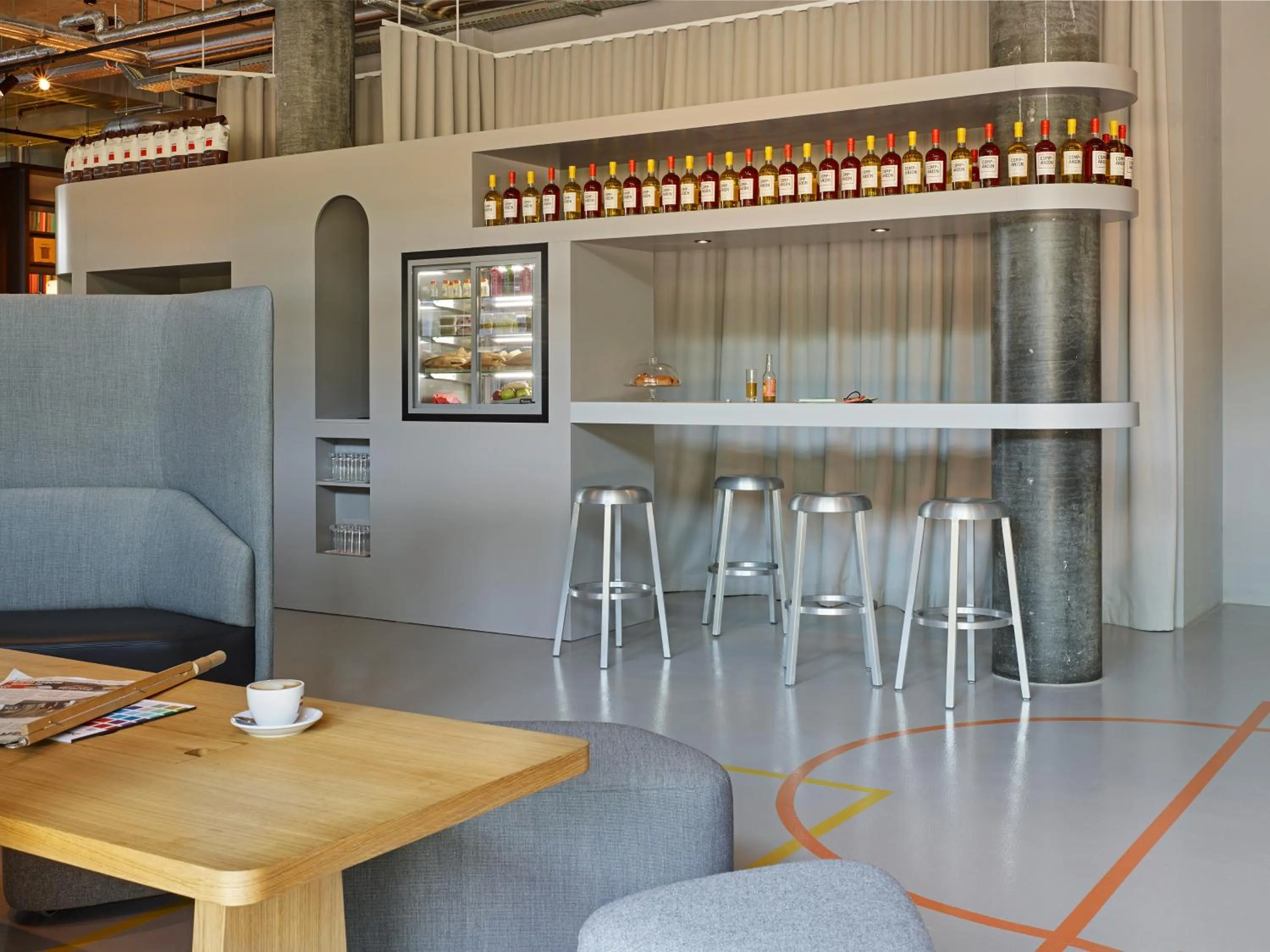 Lobby or reception in 25hours Hotel Zürich West