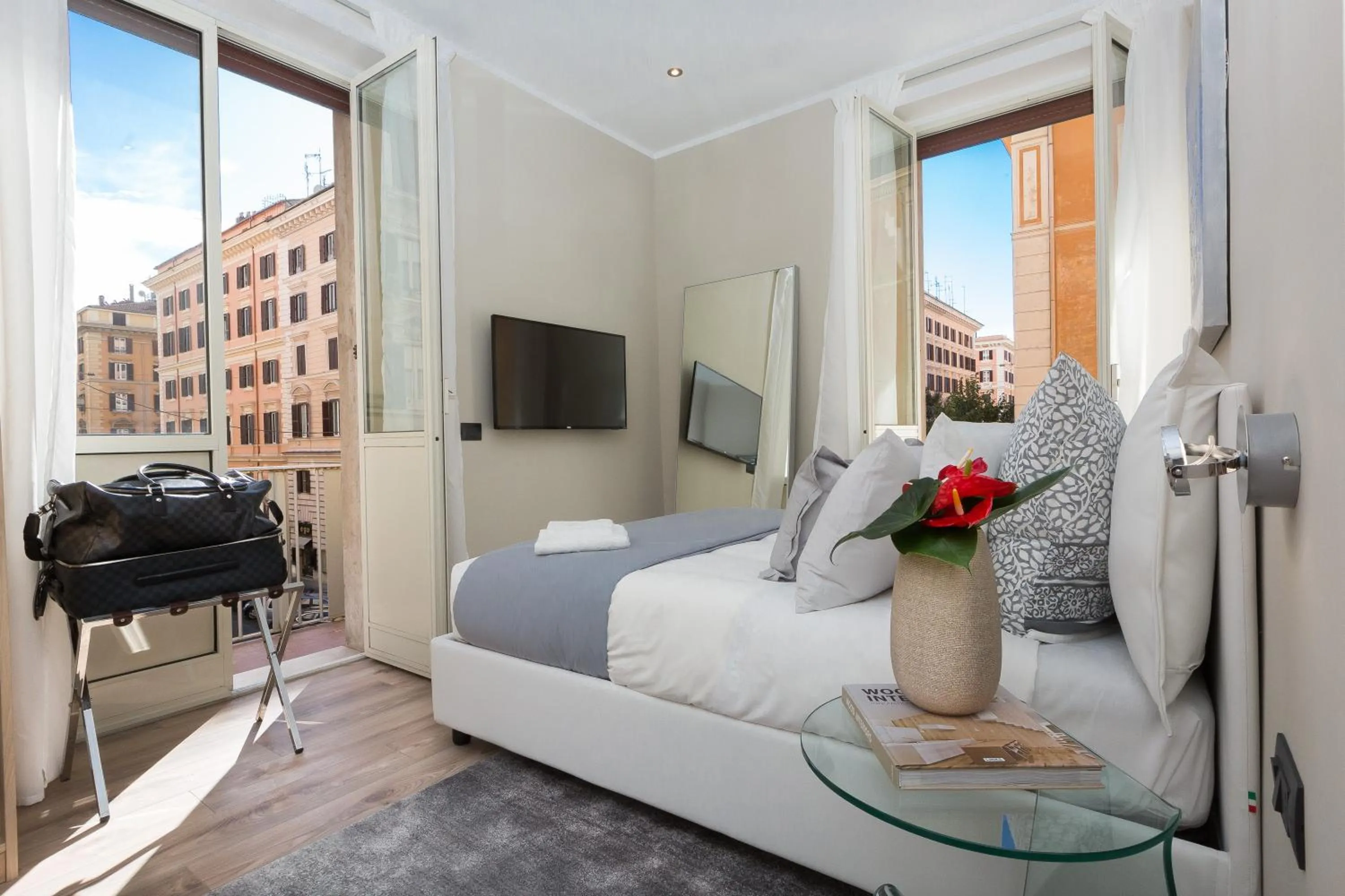 Bedroom, Bed in 126 Gracchi Suites