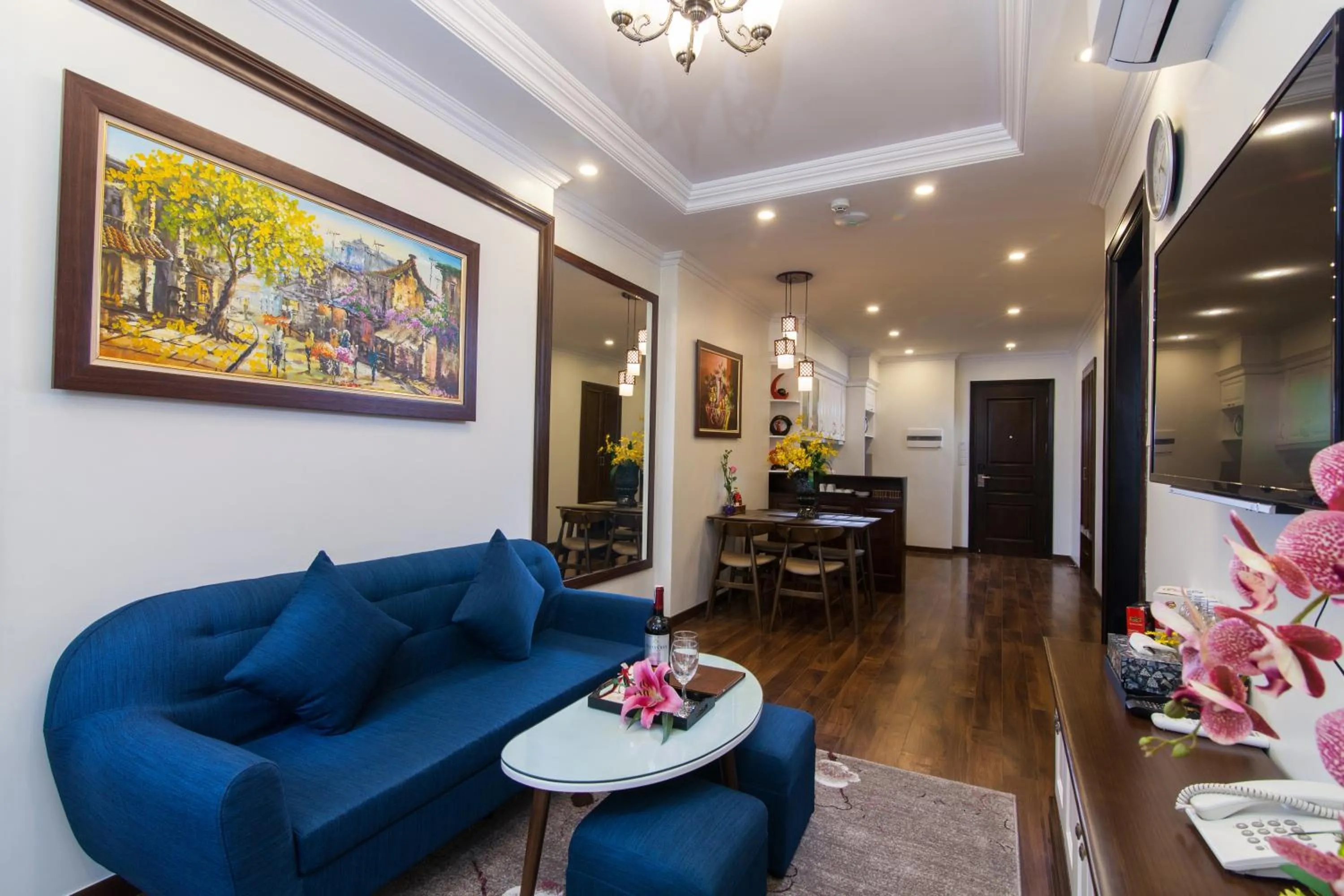 Kitchen or kitchenette in Hanoi Central Hotel & Residences