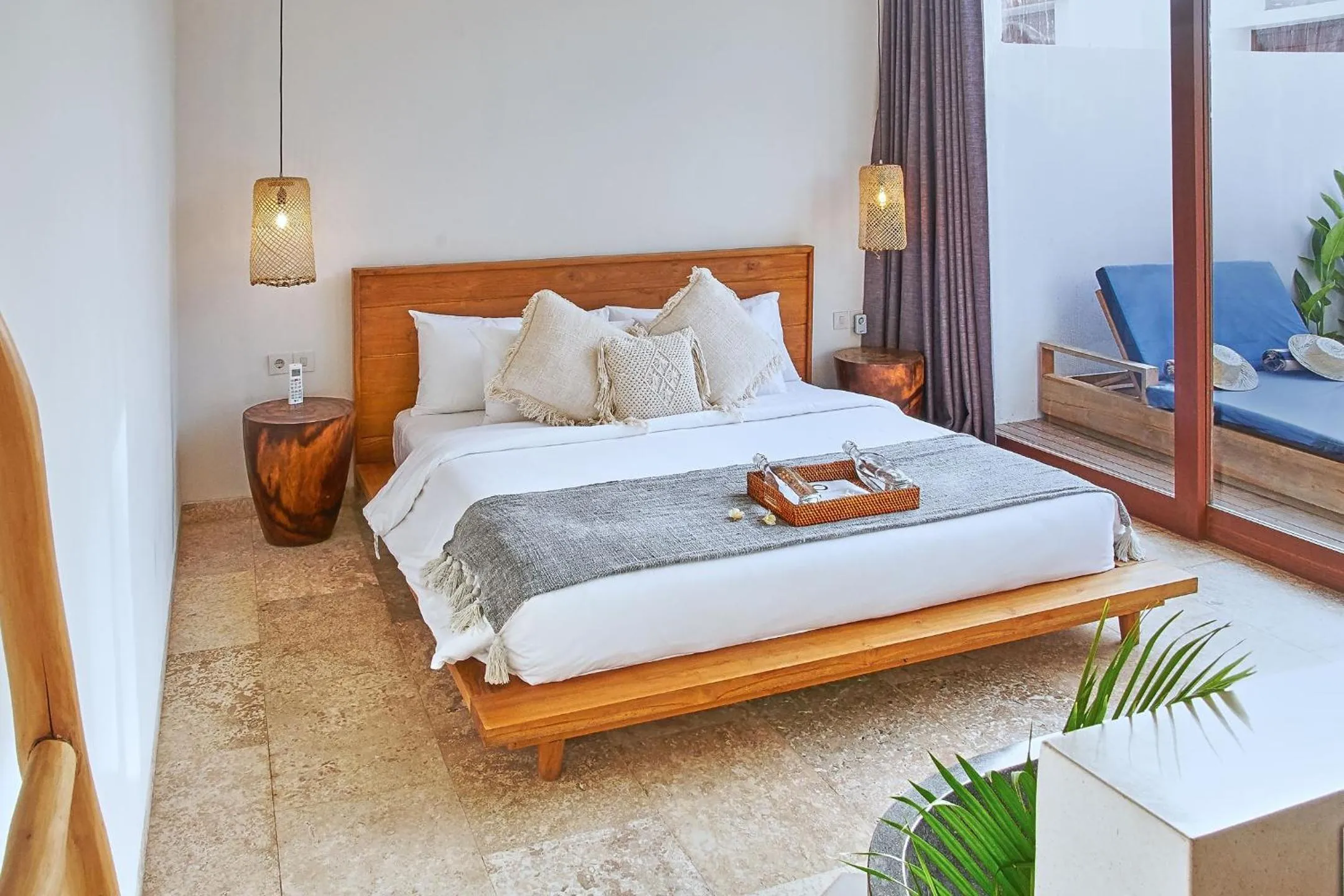 Bed in Kumbara Villas