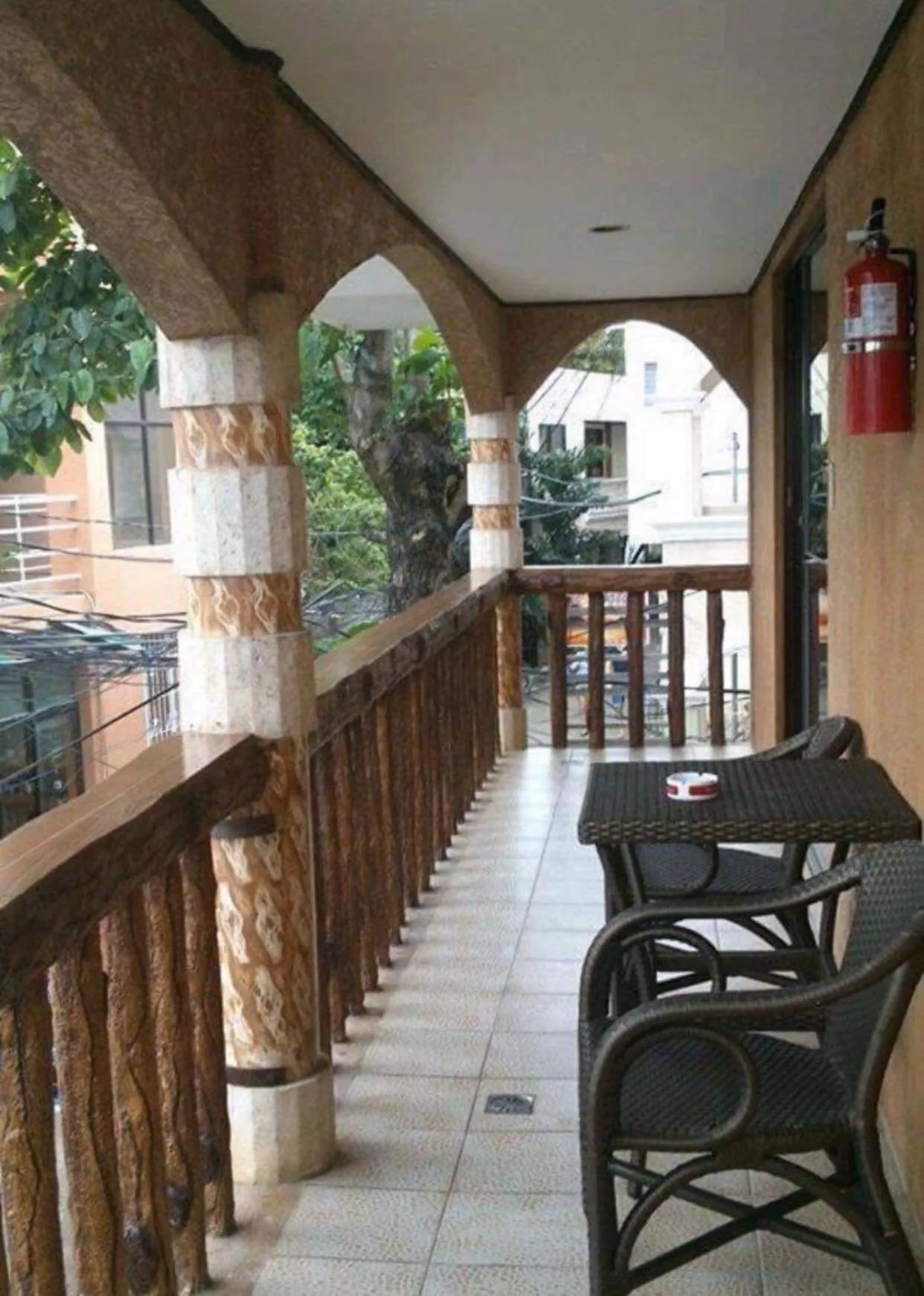 Seating area in Double Diamond Inn Guest House