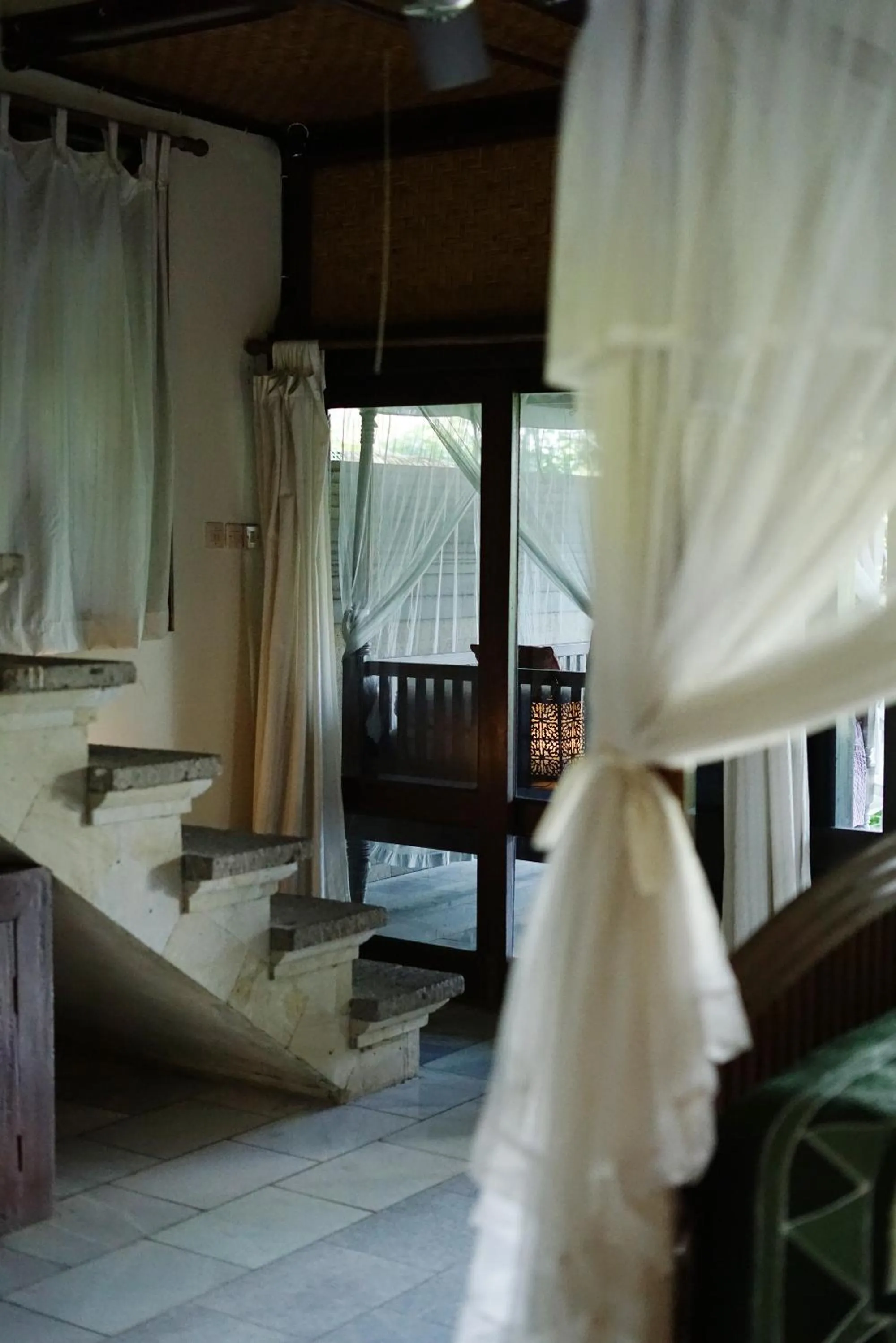 Bed in Sunrise Villa Ubud