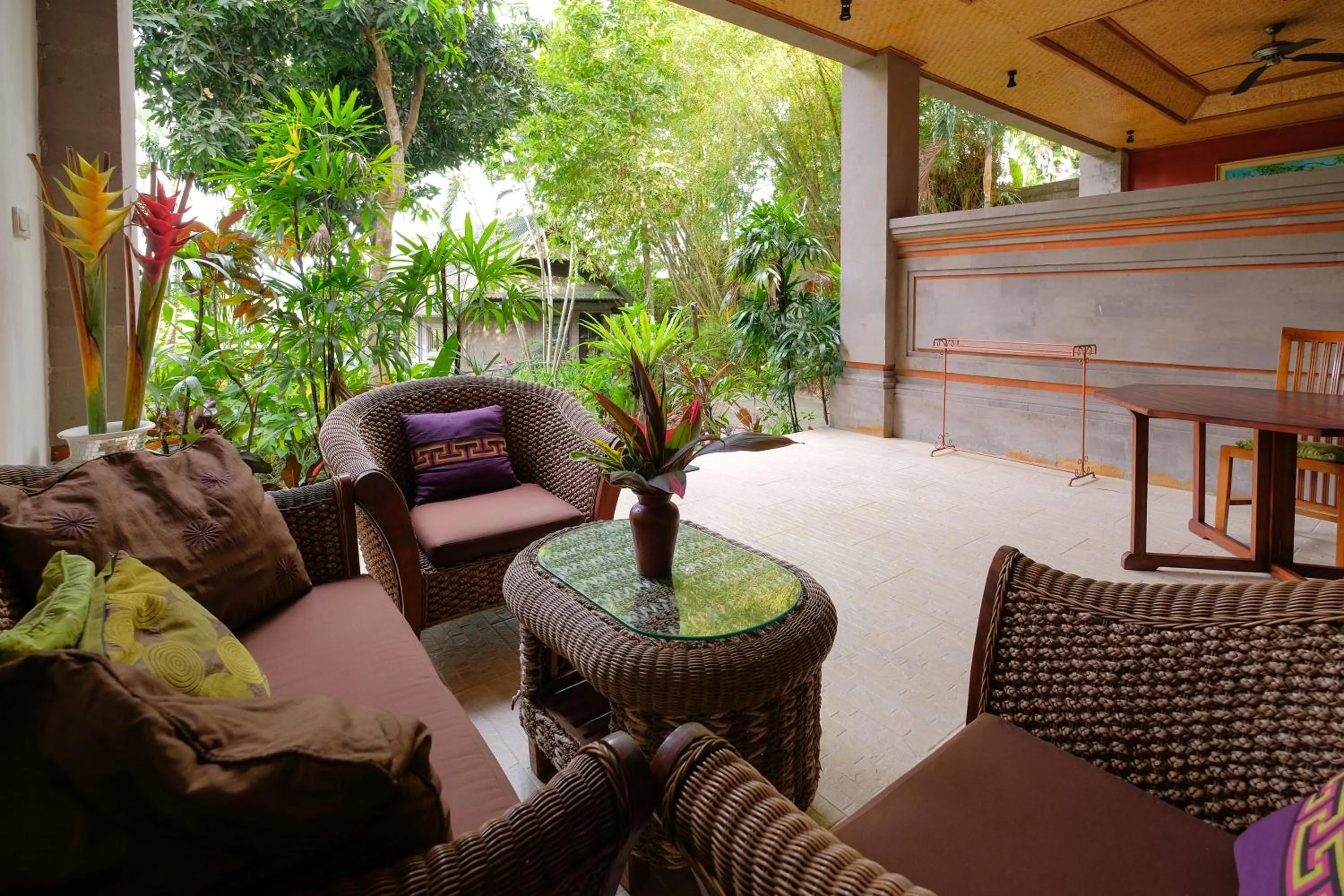 Balcony/Terrace in Sunrise Villa Ubud