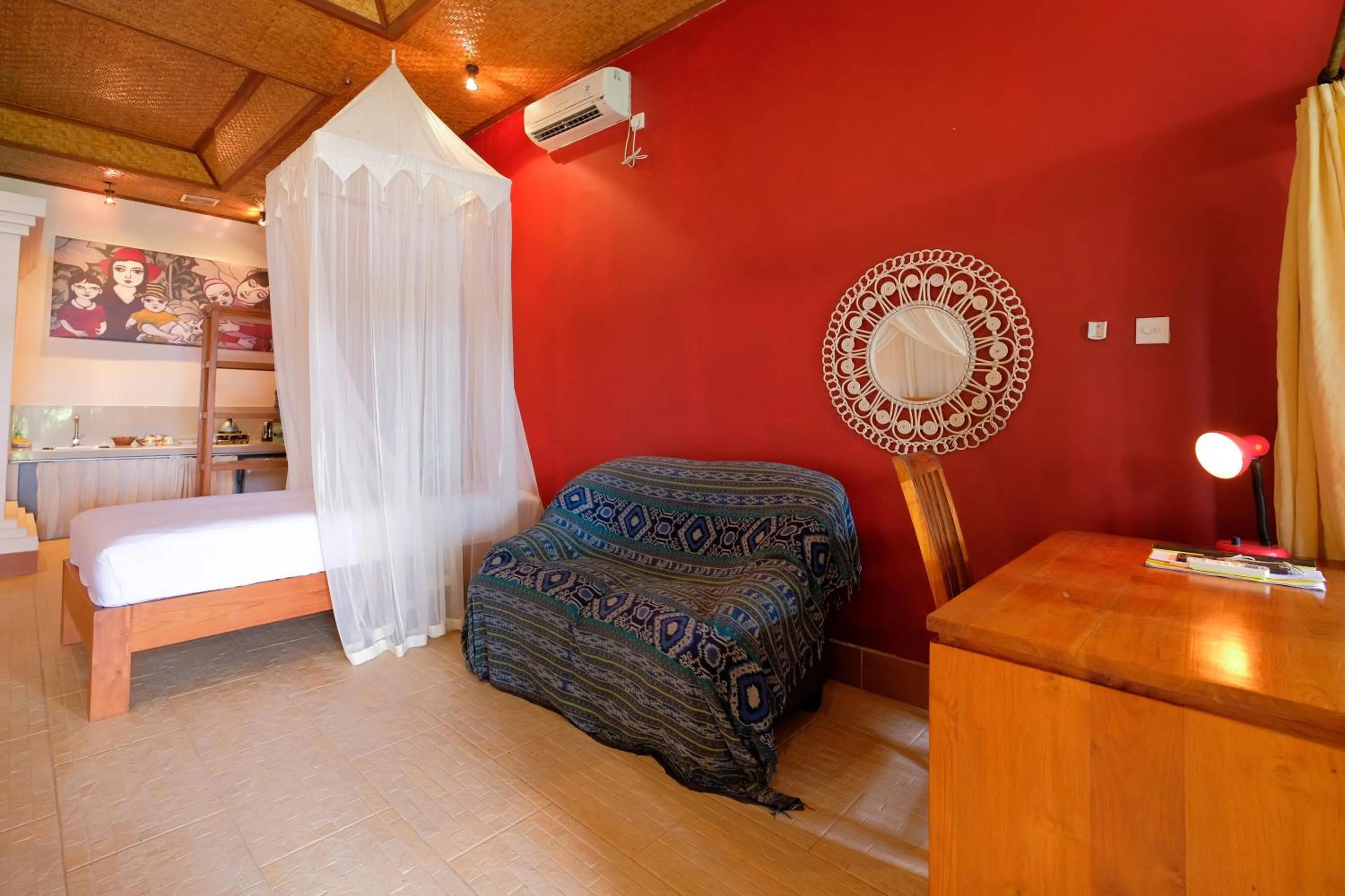 Bedroom, Bed in Sunrise Villa Ubud