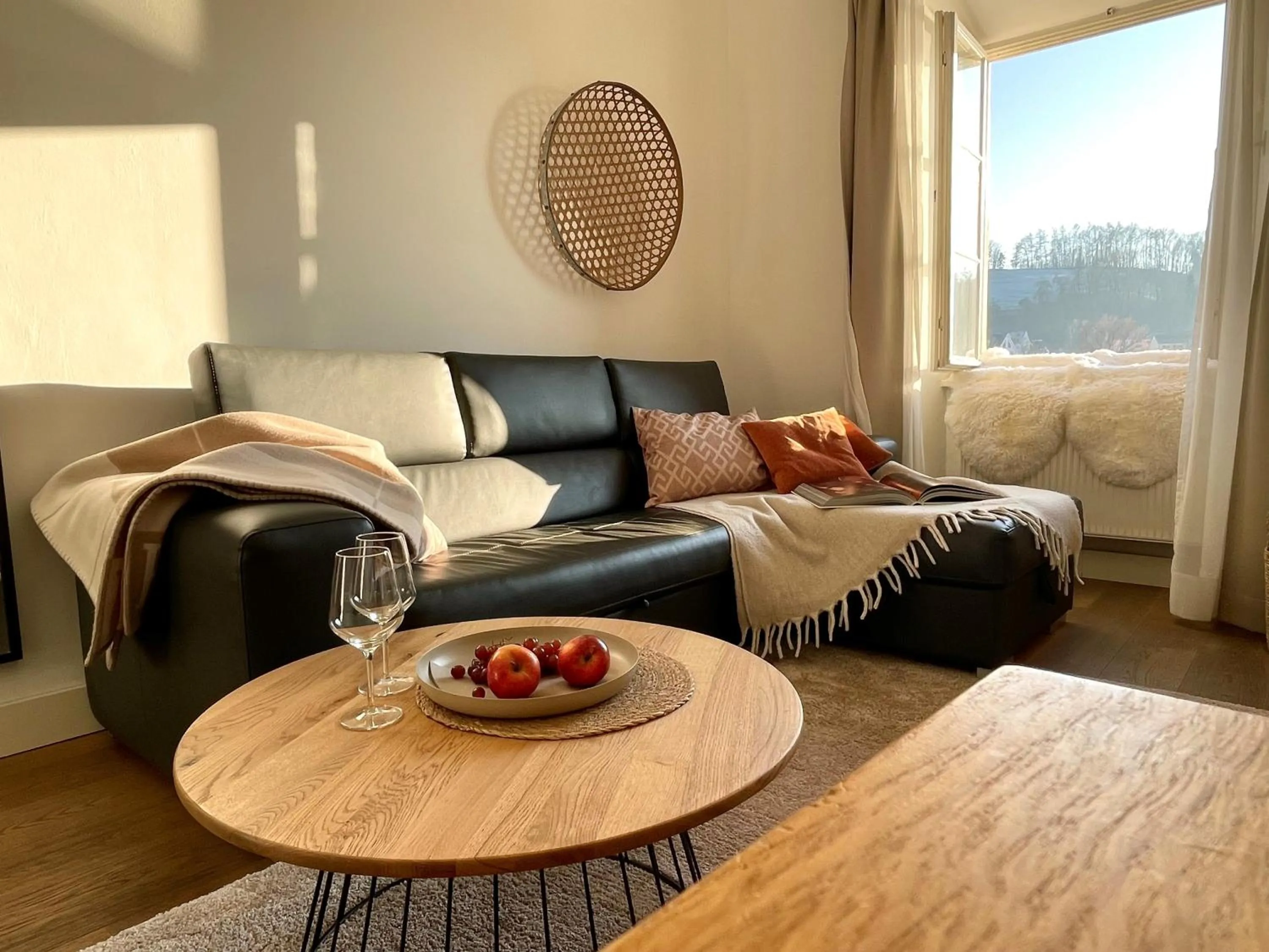 Seating area, Bed in Schloß Ort