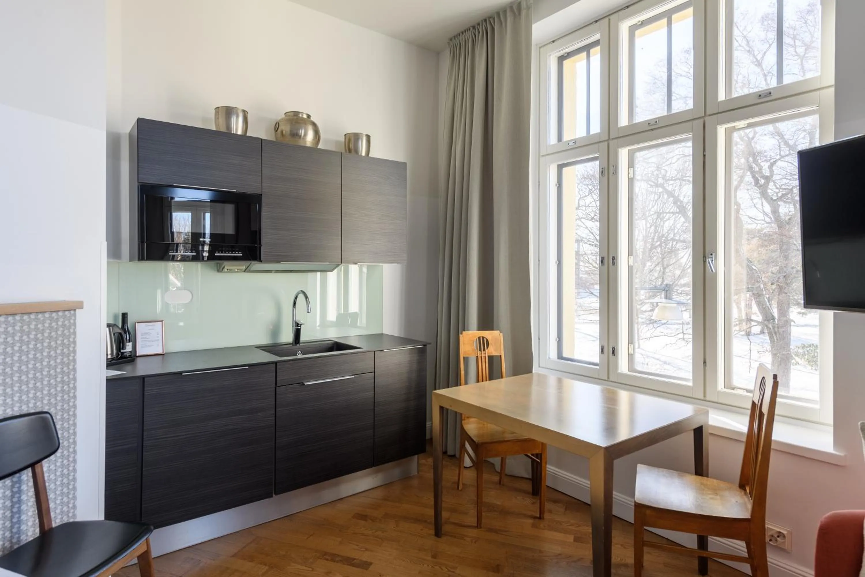 Kitchen or kitchenette in Regatta Spa Hotel