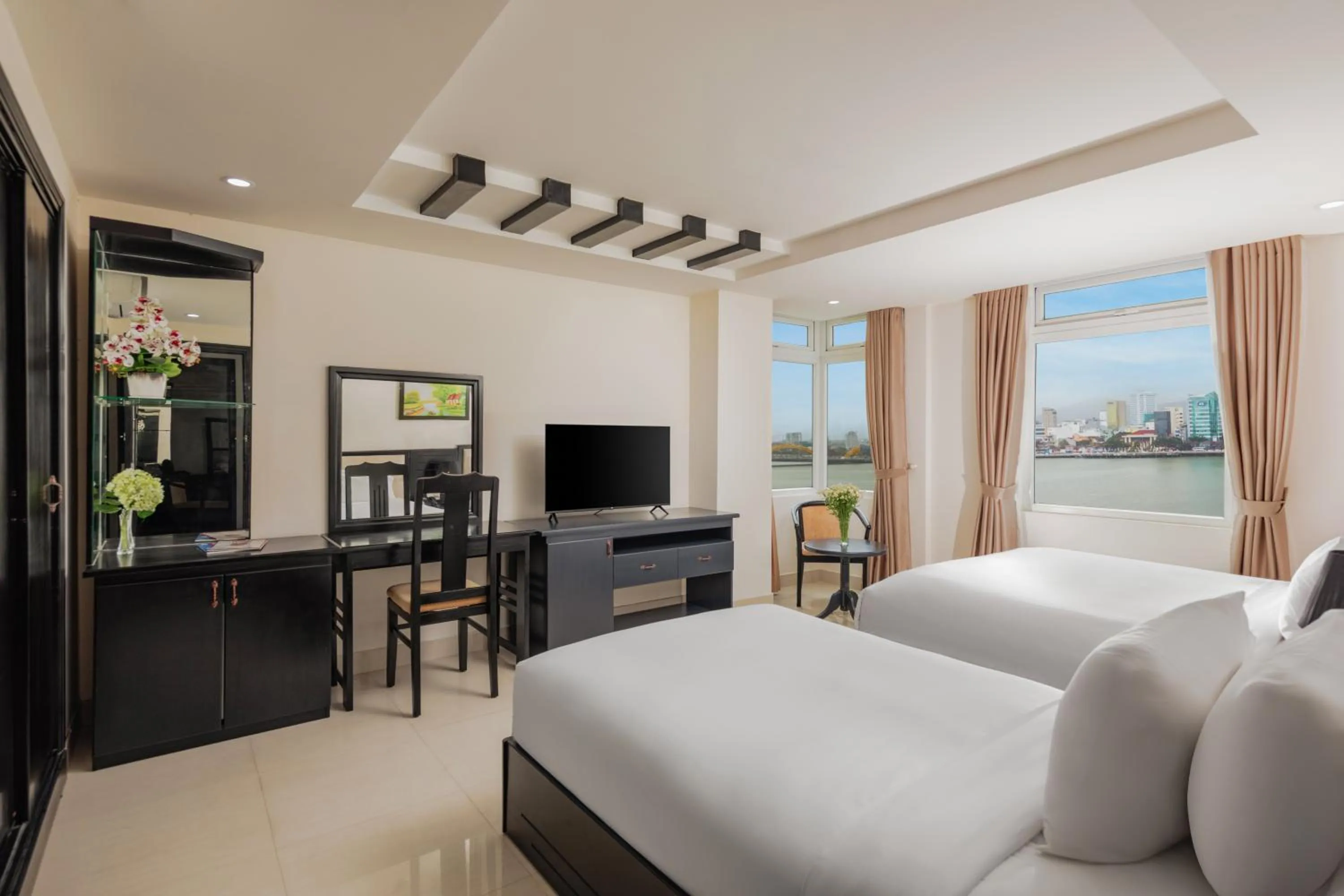 Bedroom, Bed in Kay Hotel Han Riverfront