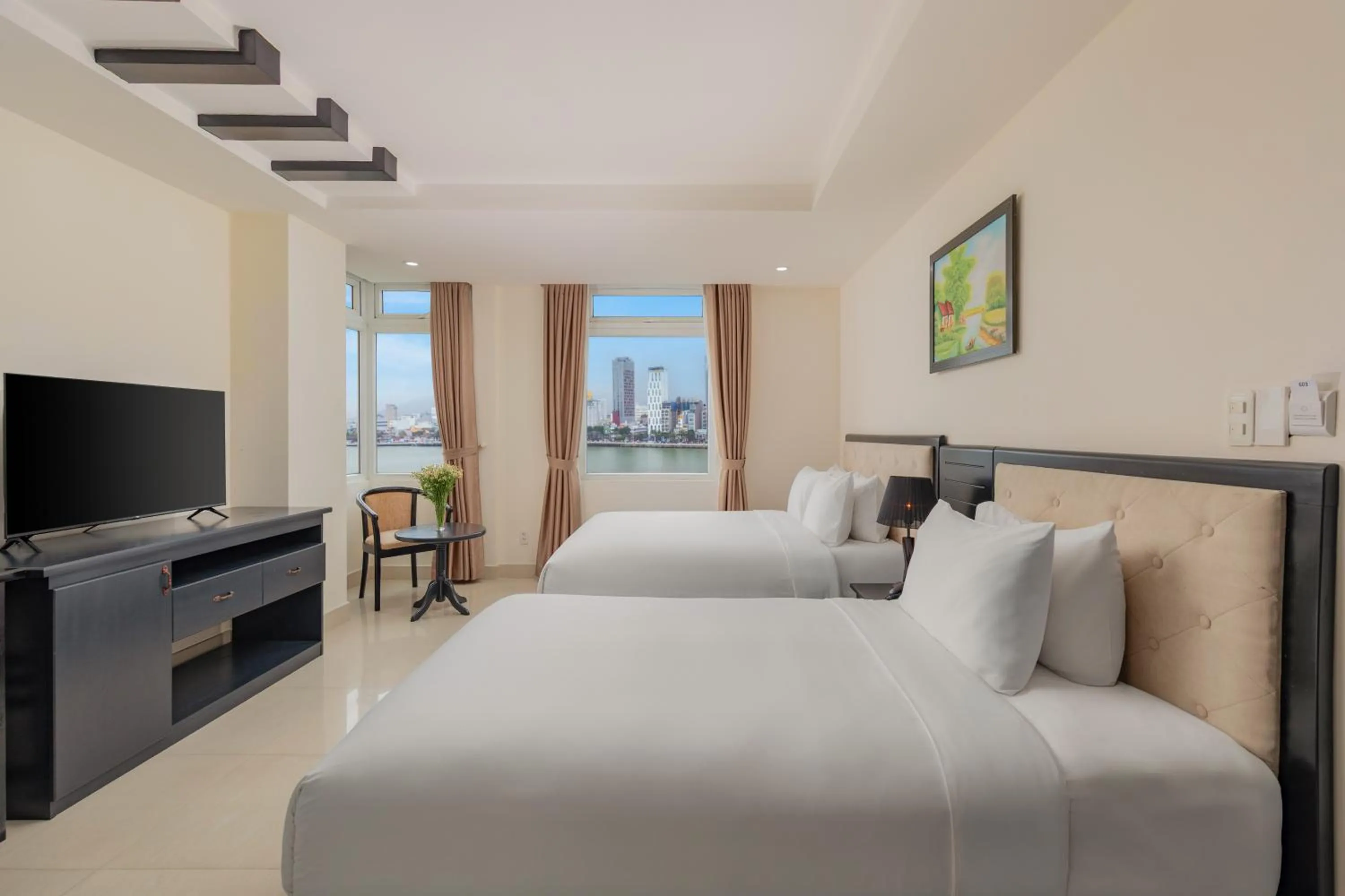 Bedroom, Bed in Kay Hotel Han Riverfront