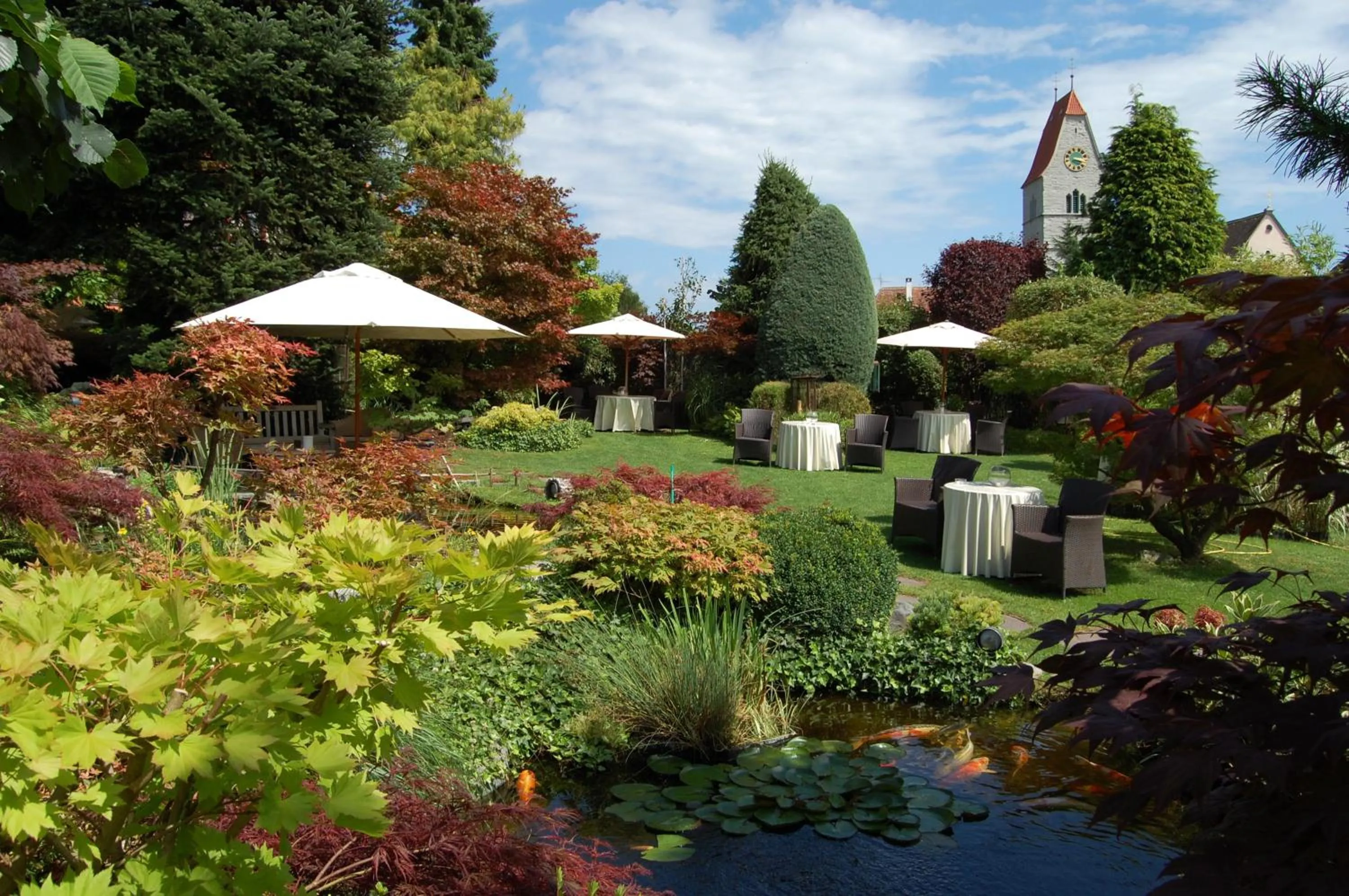Garden in Hotel Der Löwen
